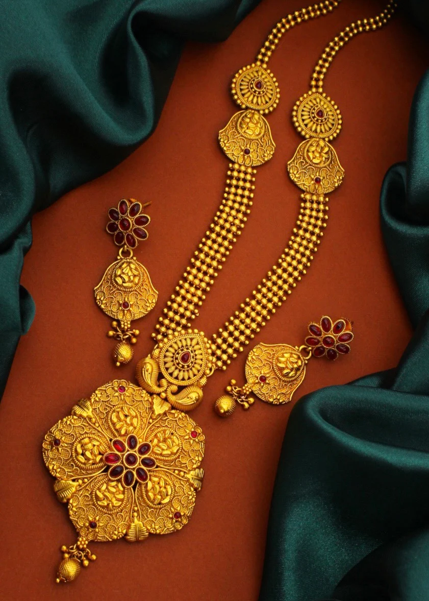 GLOSSY PESHWAI NECKLACE - Image 6