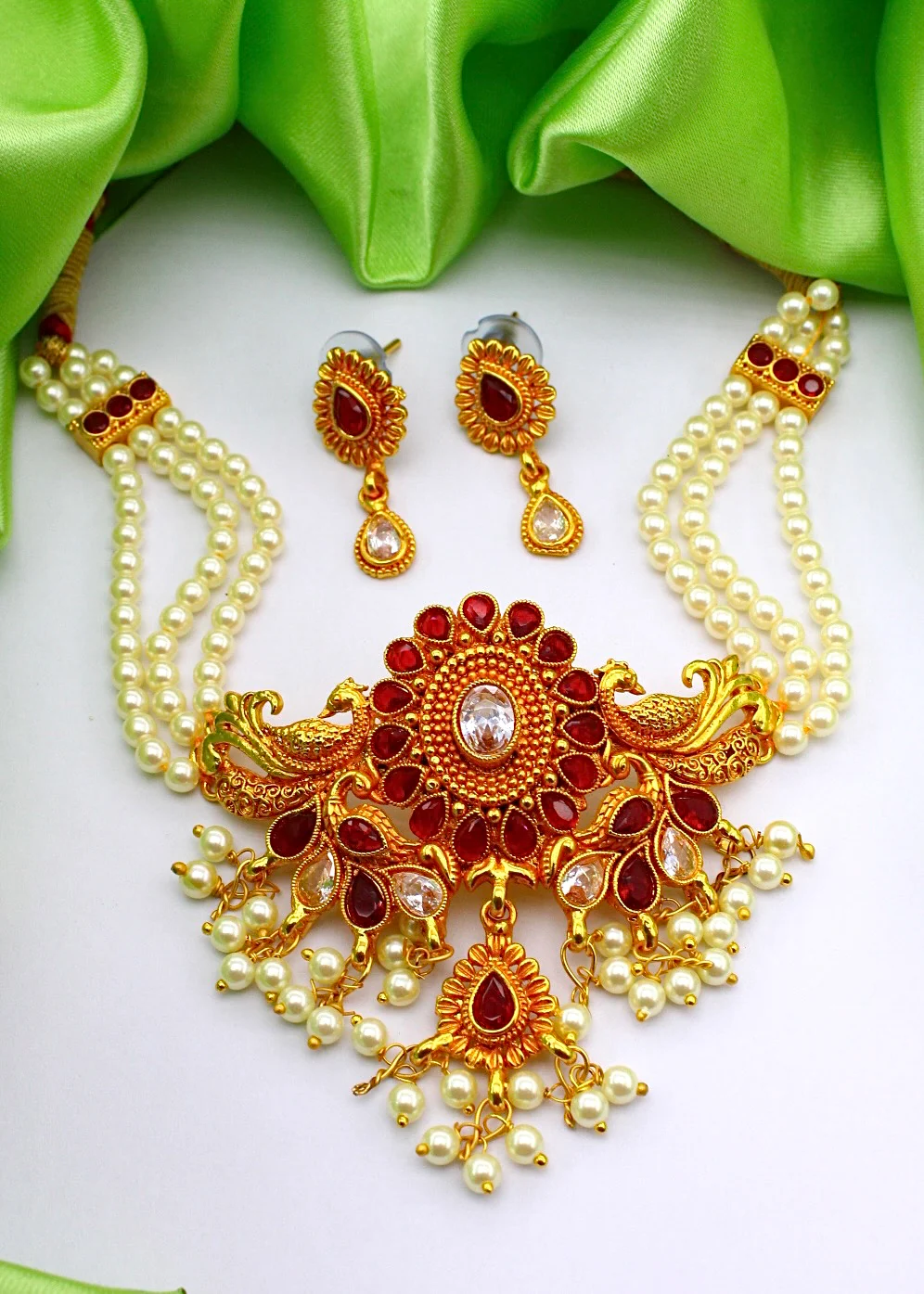ROYAL MOTI CHOKER NECKLACE - Image 2