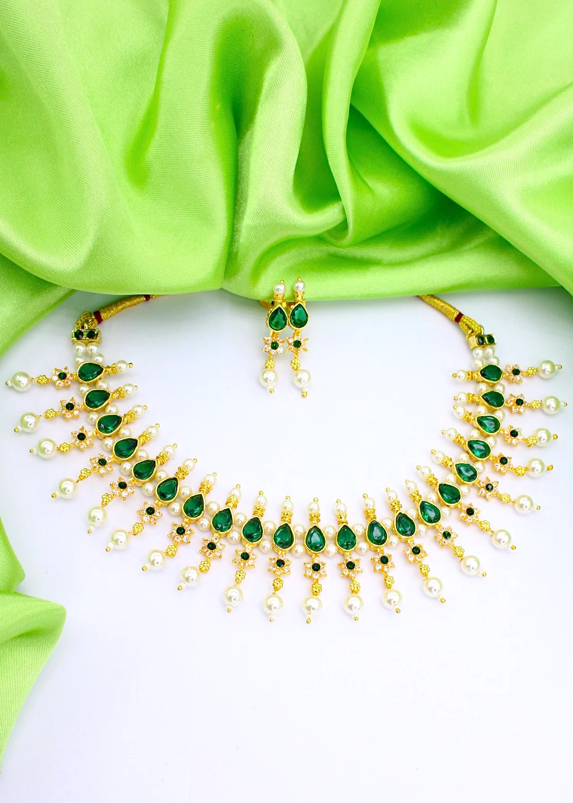 DROPLET DESIGNER MOTI NECKLACE - Image 17