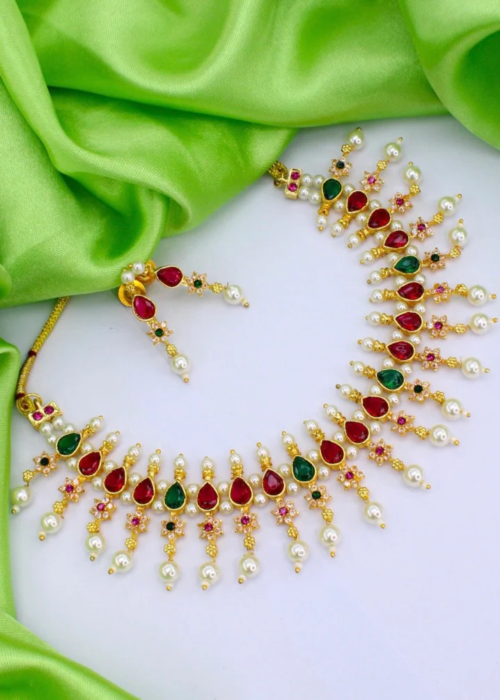 DROPLET DESIGNER MOTI NECKLACE - Image 20