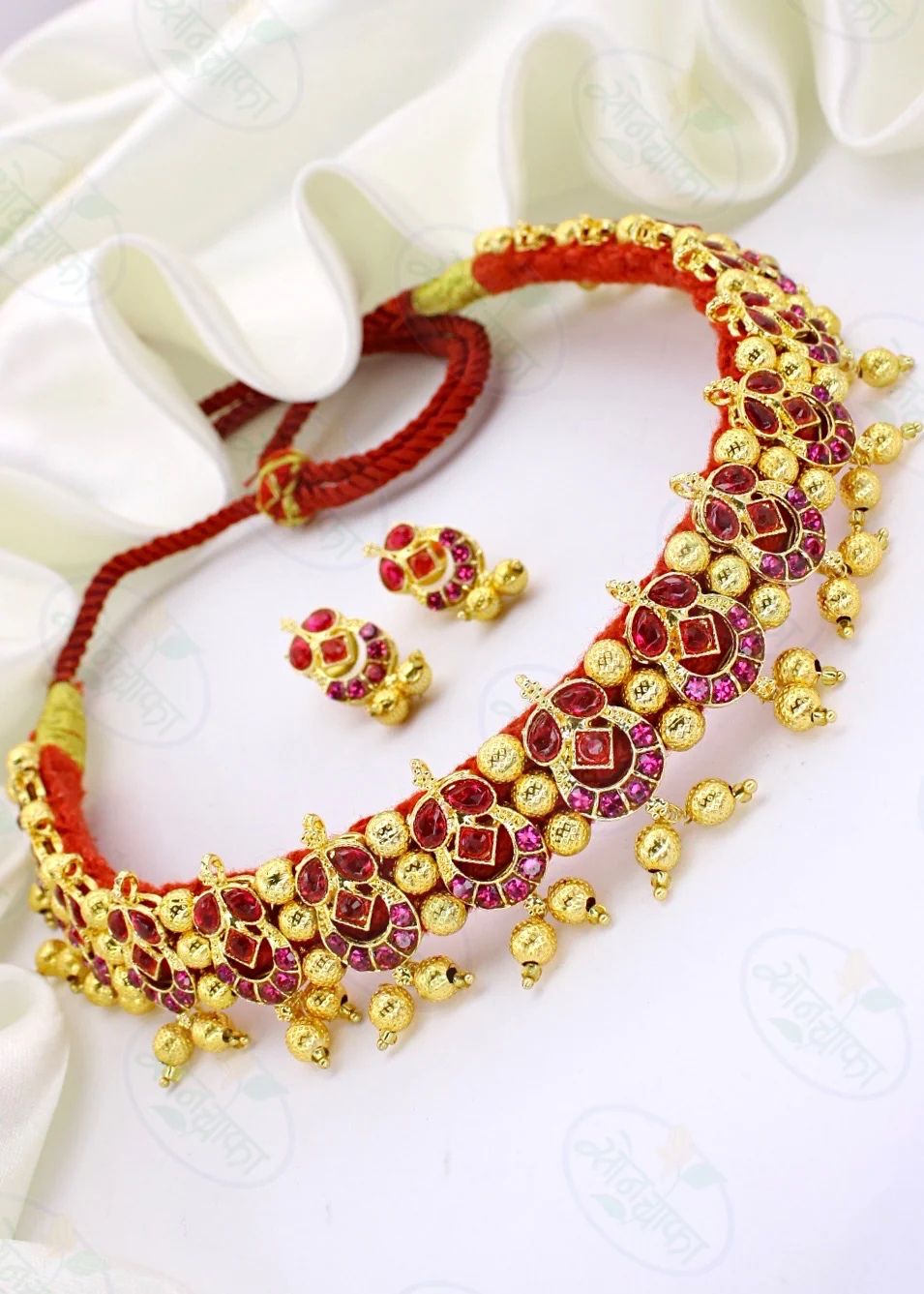 TRENDY DESIGNER GOLDEN THUSHI - Image 2