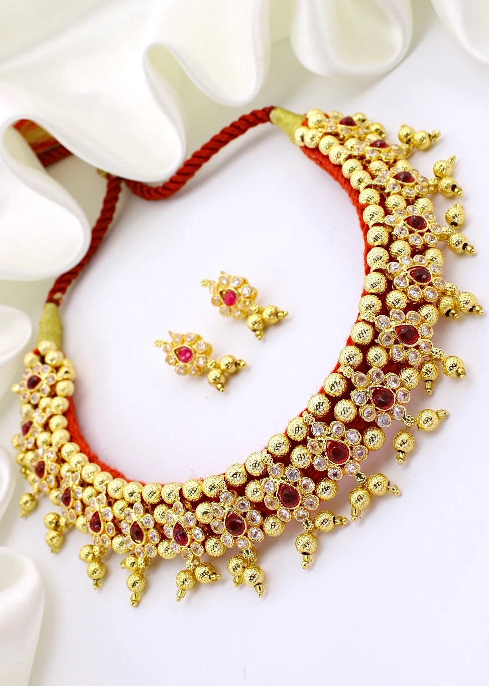 ETHNIC DROPLET DESIGNER NECKLACE - Image 5
