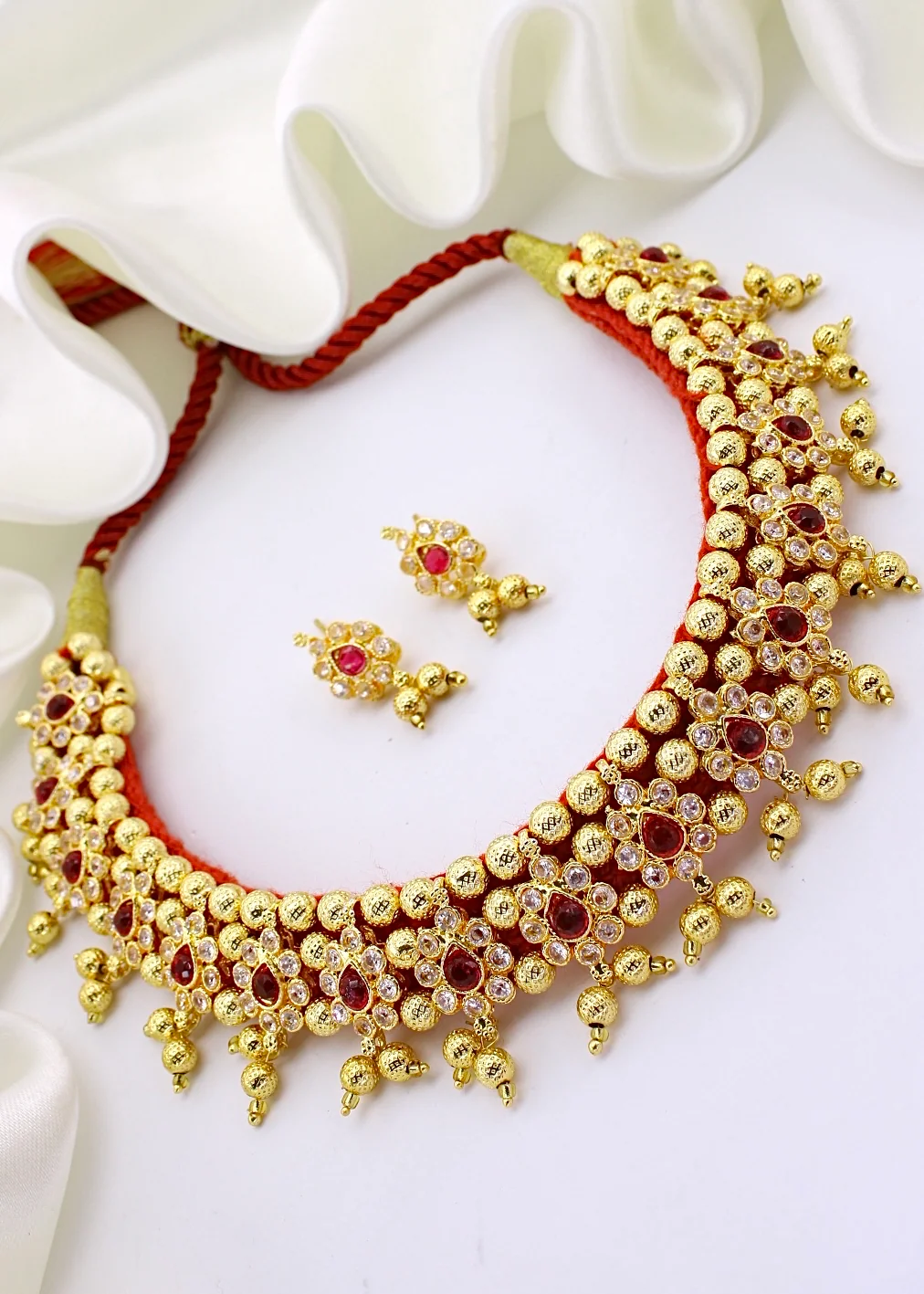 ETHNIC DROPLET DESIGNER NECKLACE - Image 7