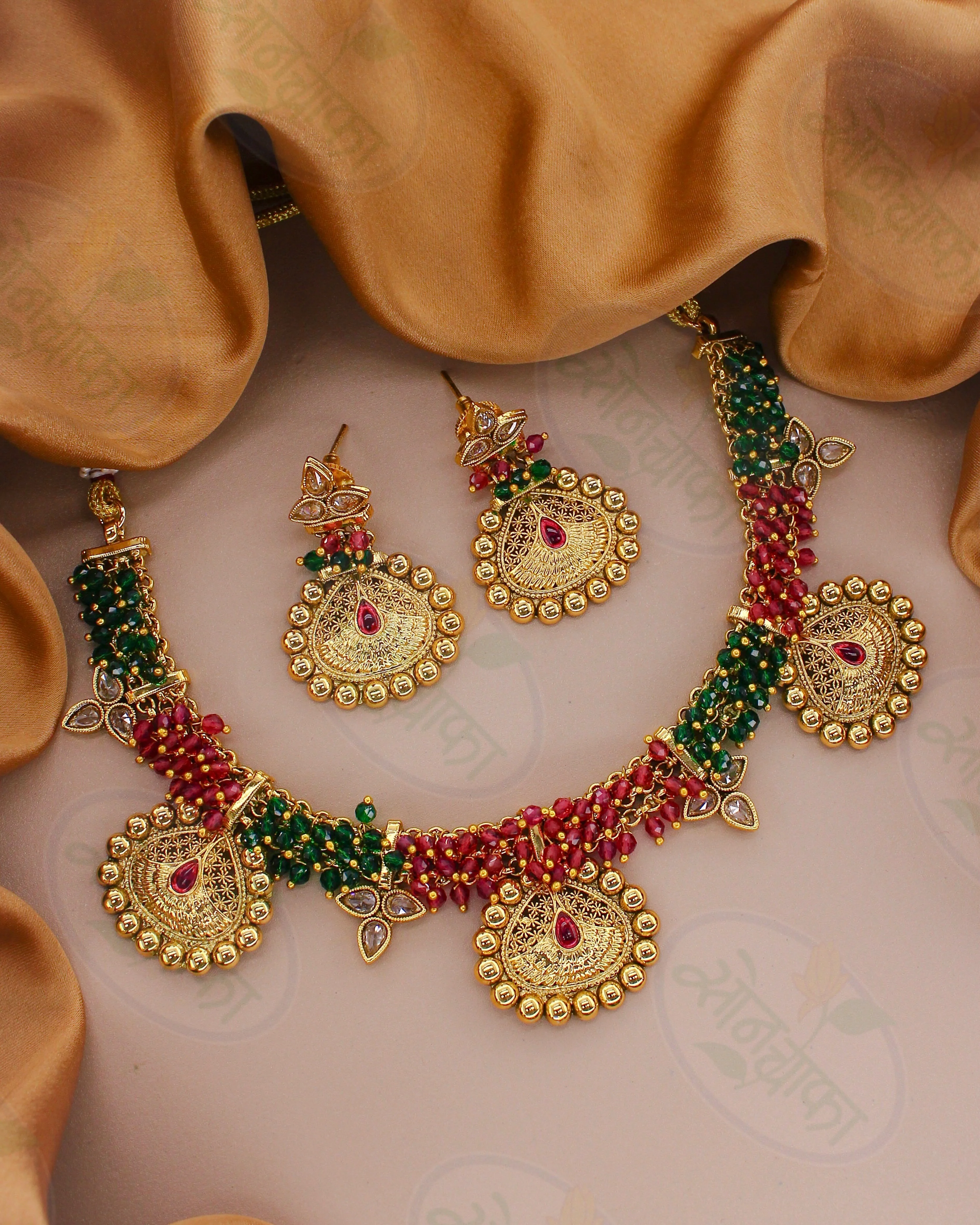 TRADITIONAL PEARL BEADS NECKLACE - Image 3