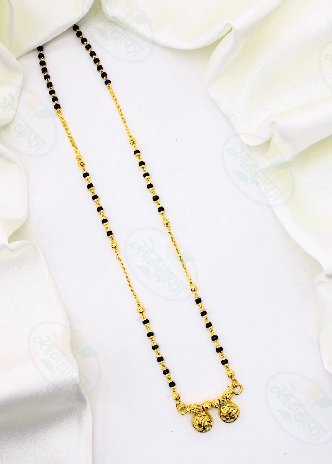 GRACEFUL WATI PENDANT GOLD PLATED MANGALSUTRA - Image 3