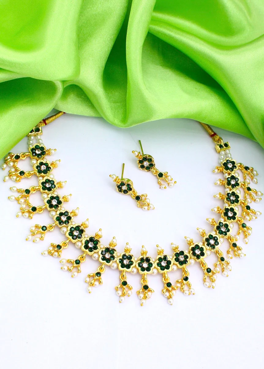 FLOWERET MOTI NECKLACE - Image 13