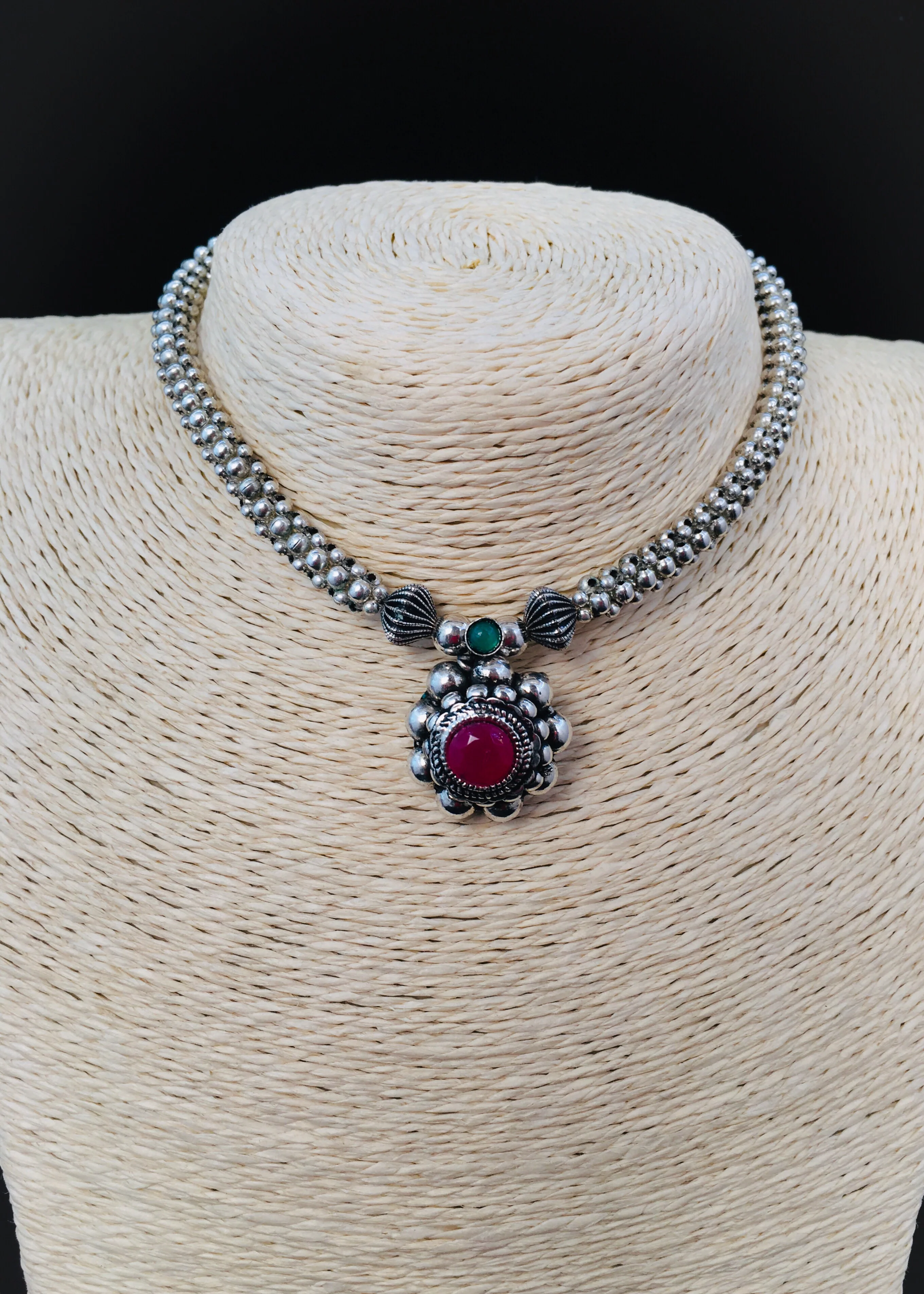 TRENDY OXIDISED THUSHI - Image 3