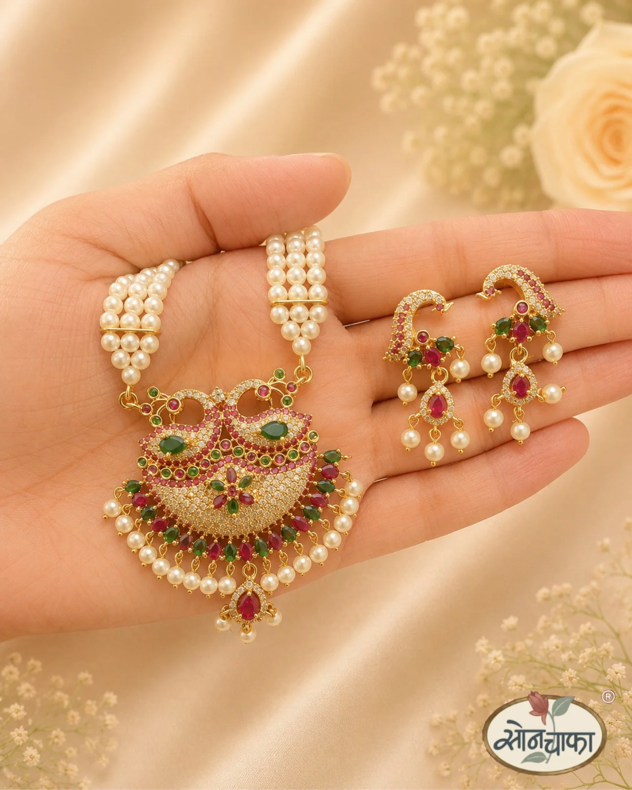 ROYAL PEACOCK NECKLACE - Image 3
