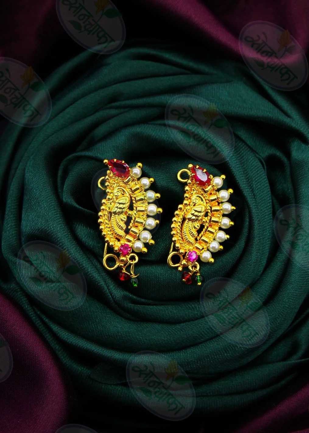 CLASSIC PEACOCK MOTI NATH - Image 2