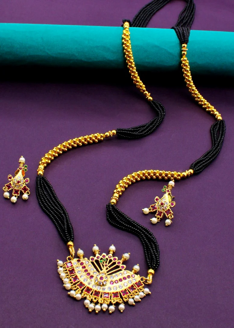 PEAFOWL DESIGNER MANGALSUTRA - Image 3