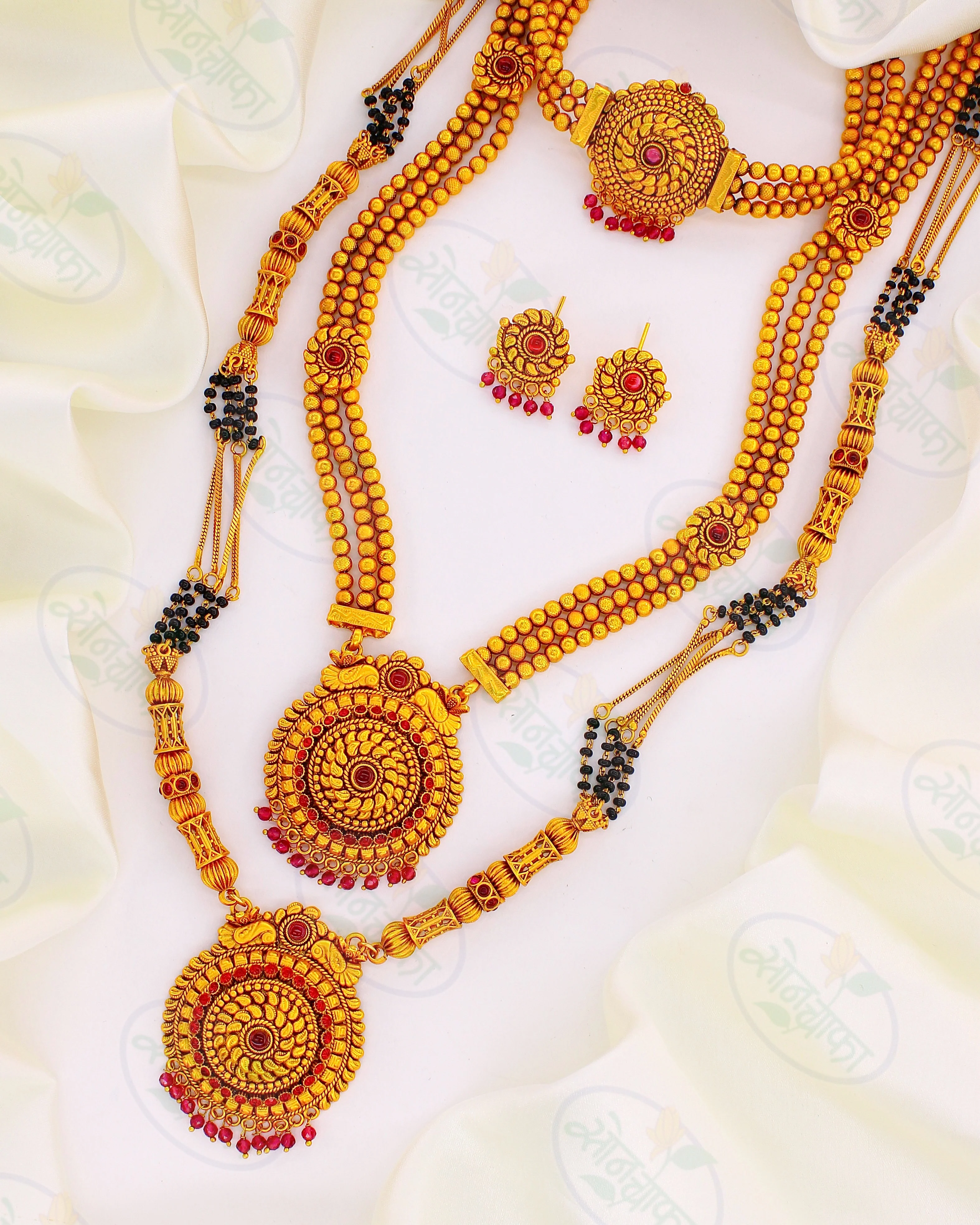 WEDDING WEAR PESHWAI COMBO SET - Image 3