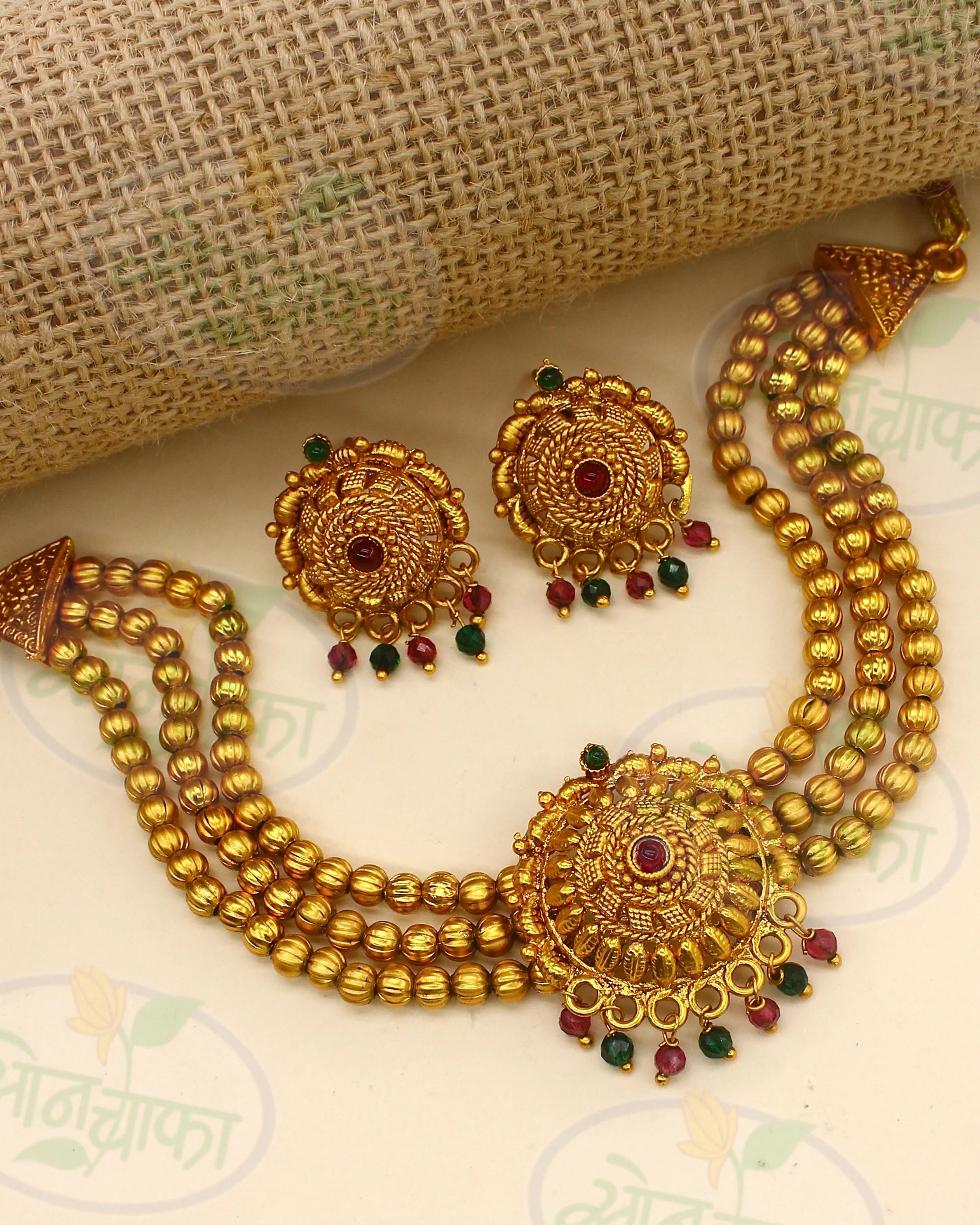 CLASSIC PESHWAI CHOKER SET - Image 2