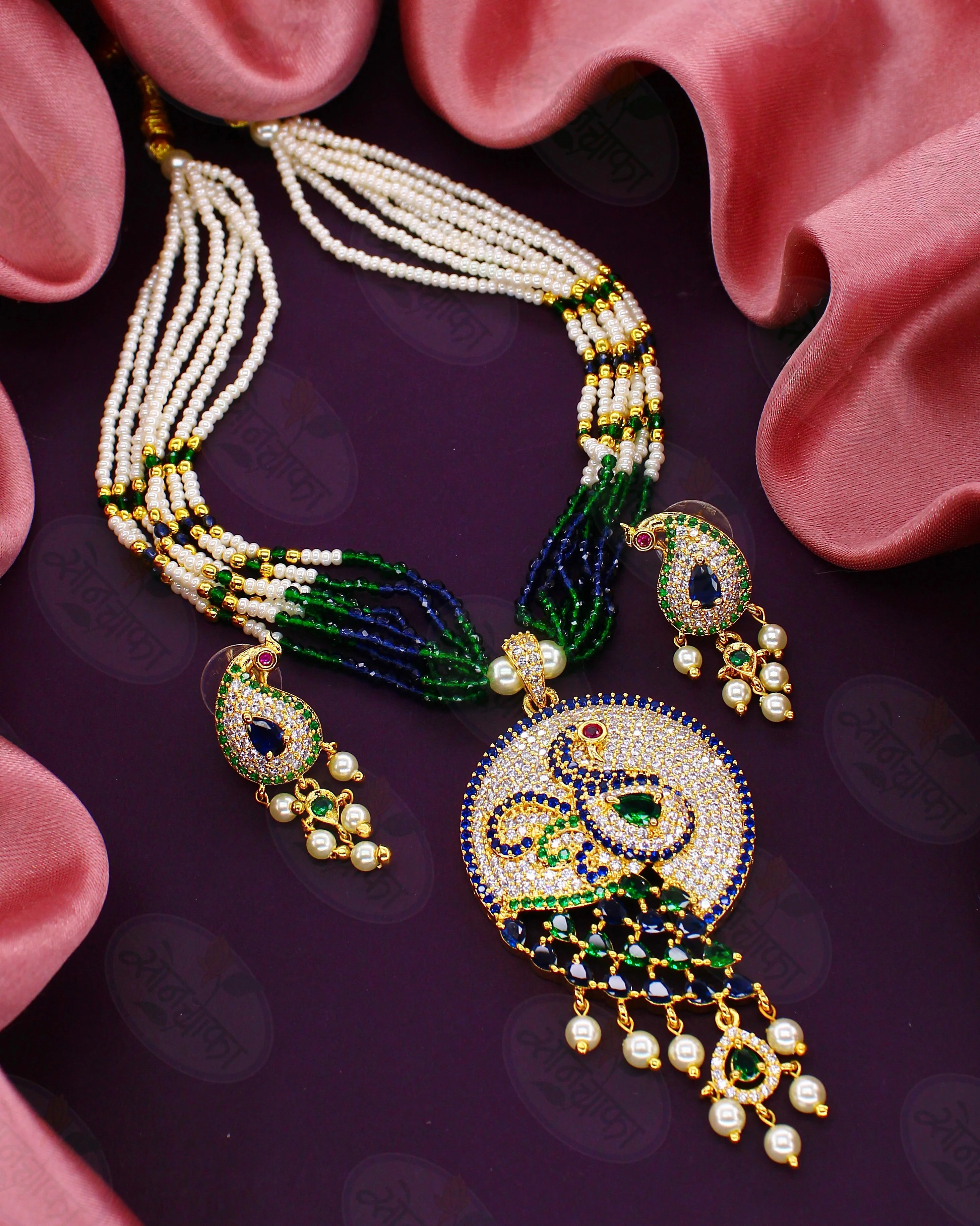 MARVELLOUS PEACOCK PEARL NECKLACE - Image 2