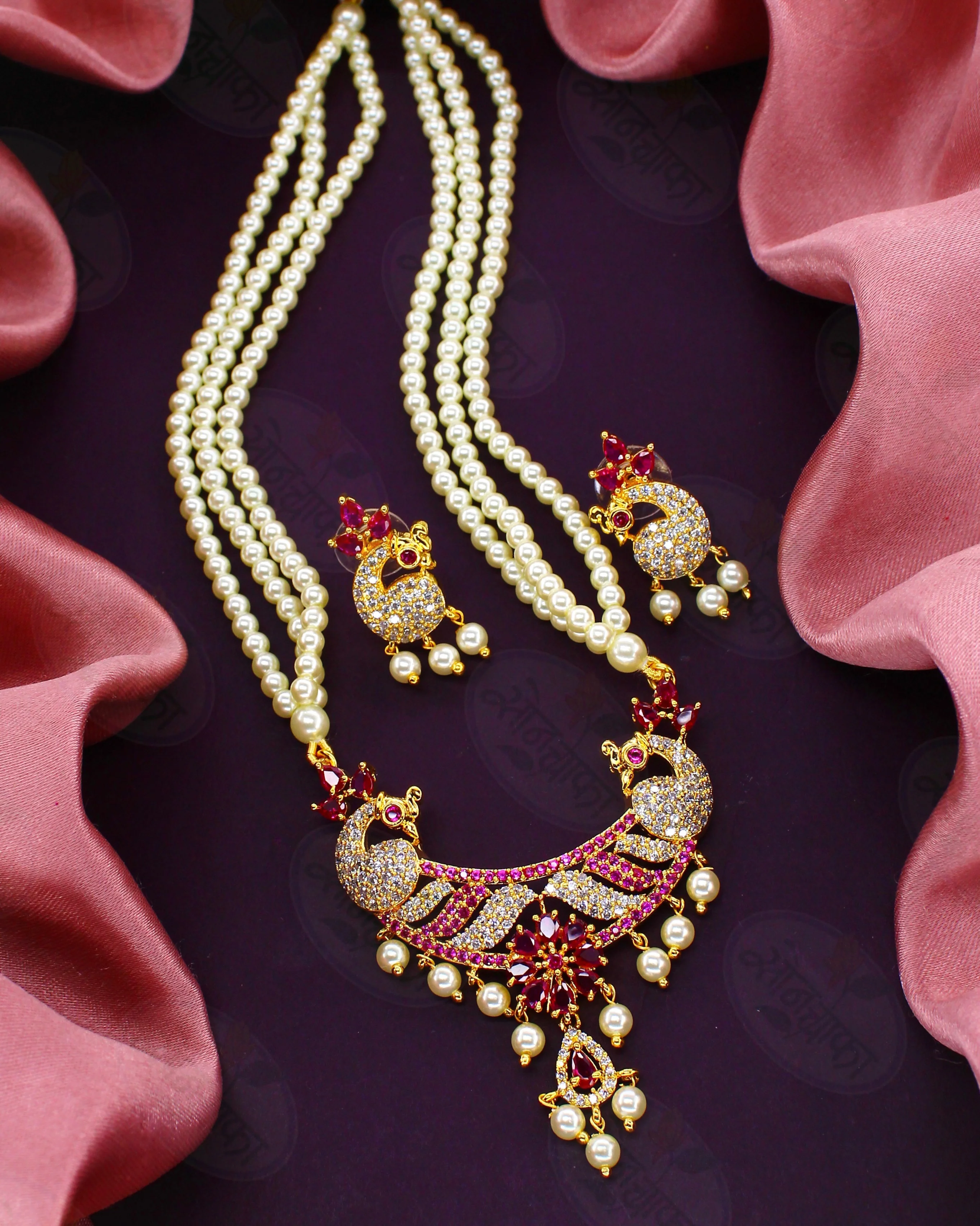 RADIANT CHARM PEACOCK NECKLACE - Image 4