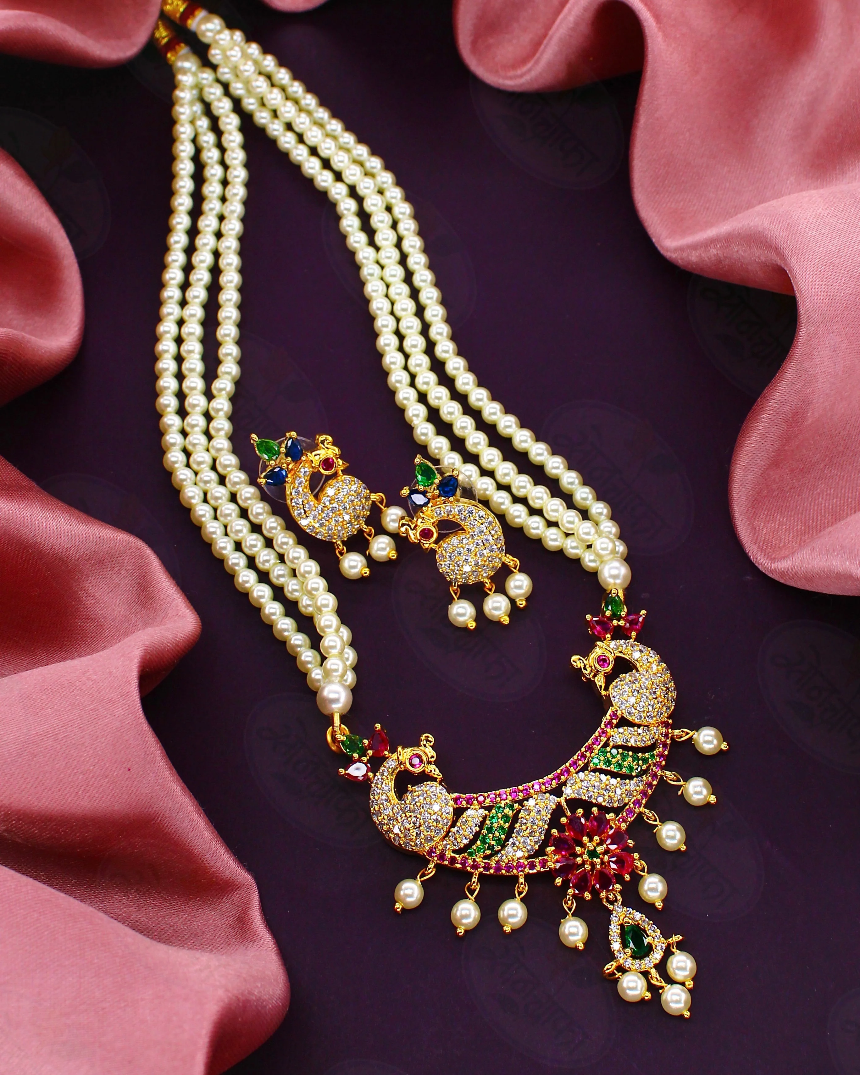 RADIANT CHARM PEACOCK NECKLACE - Image 5