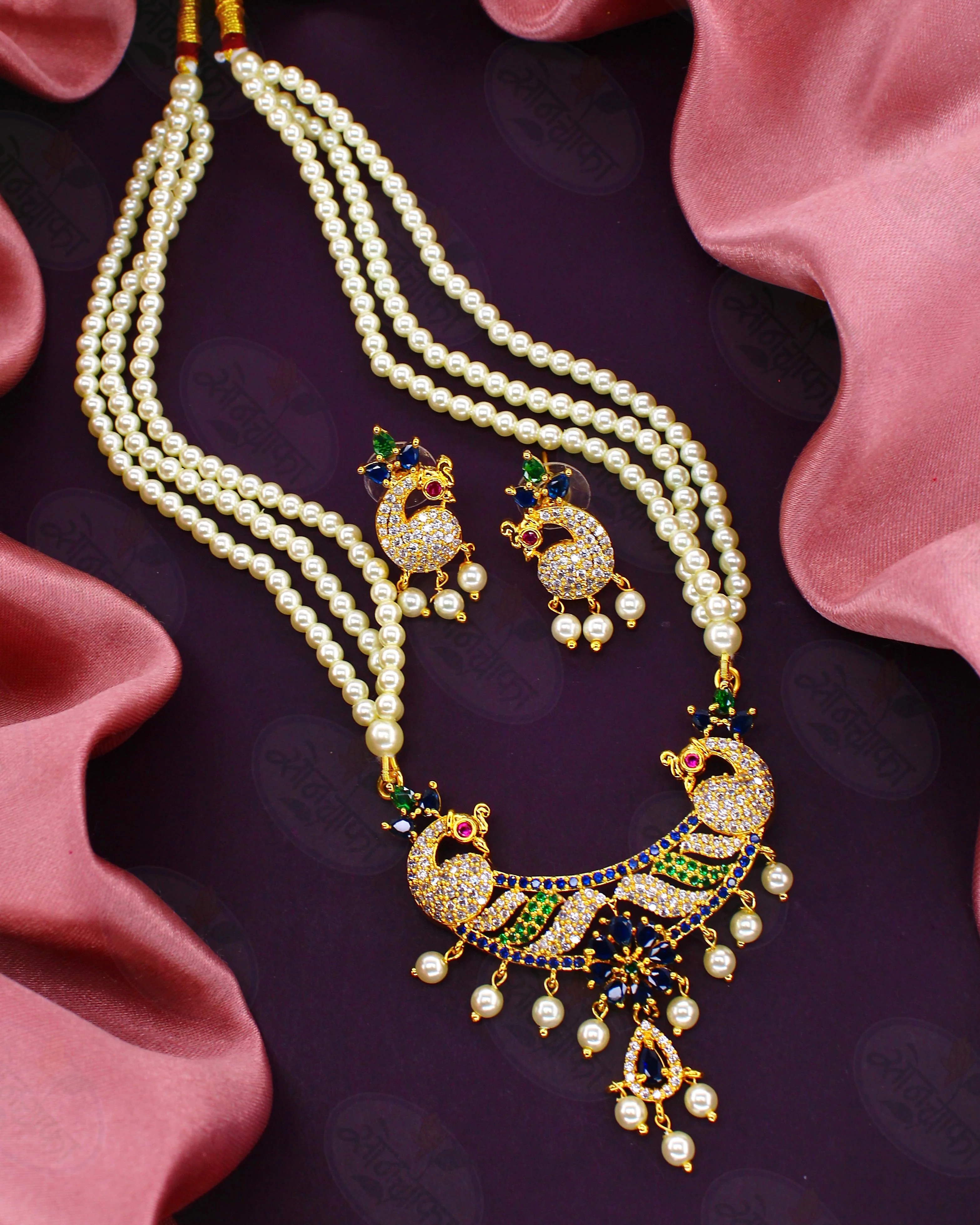 RADIANT CHARM PEACOCK NECKLACE - Image 6