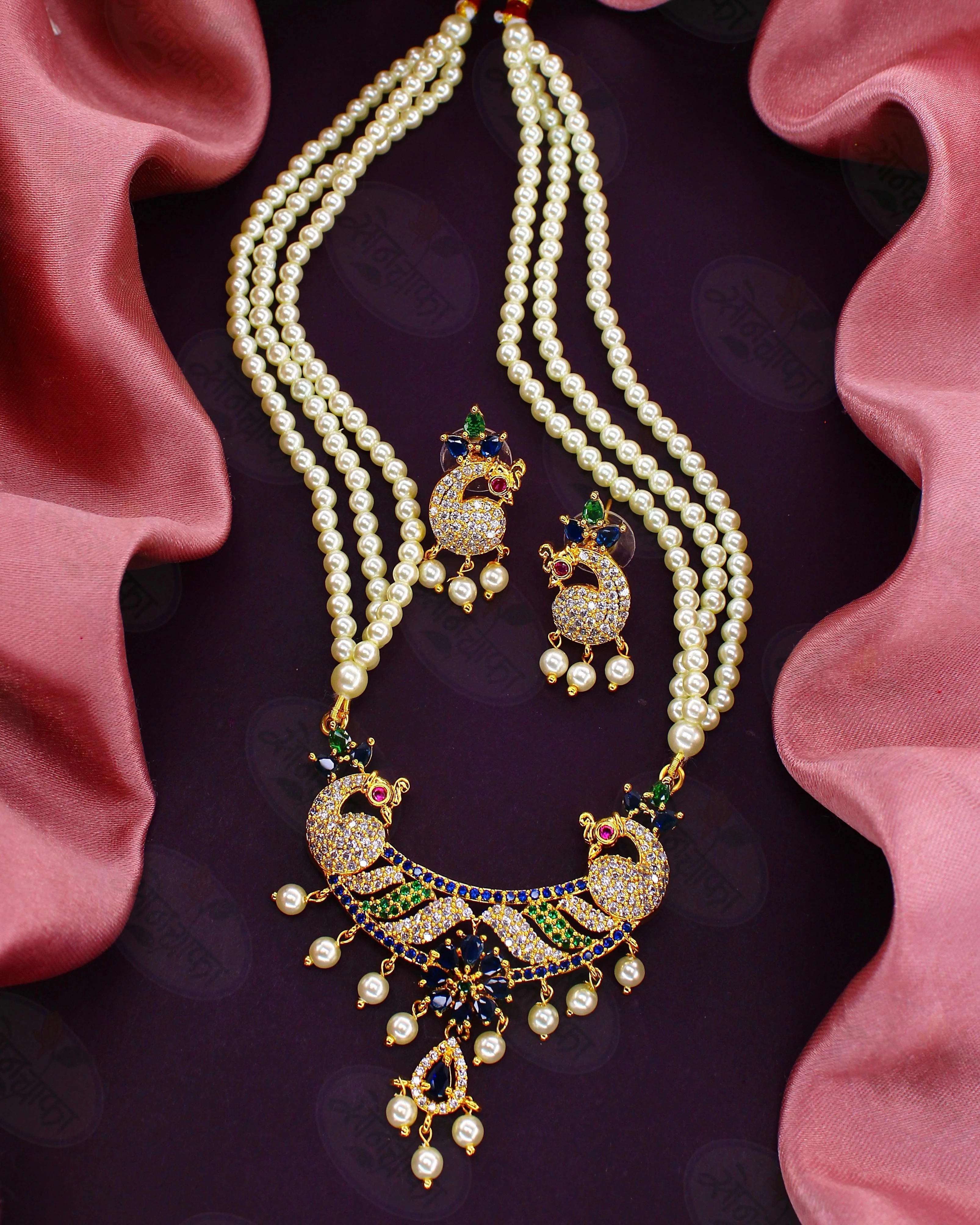 RADIANT CHARM PEACOCK NECKLACE - Image 7