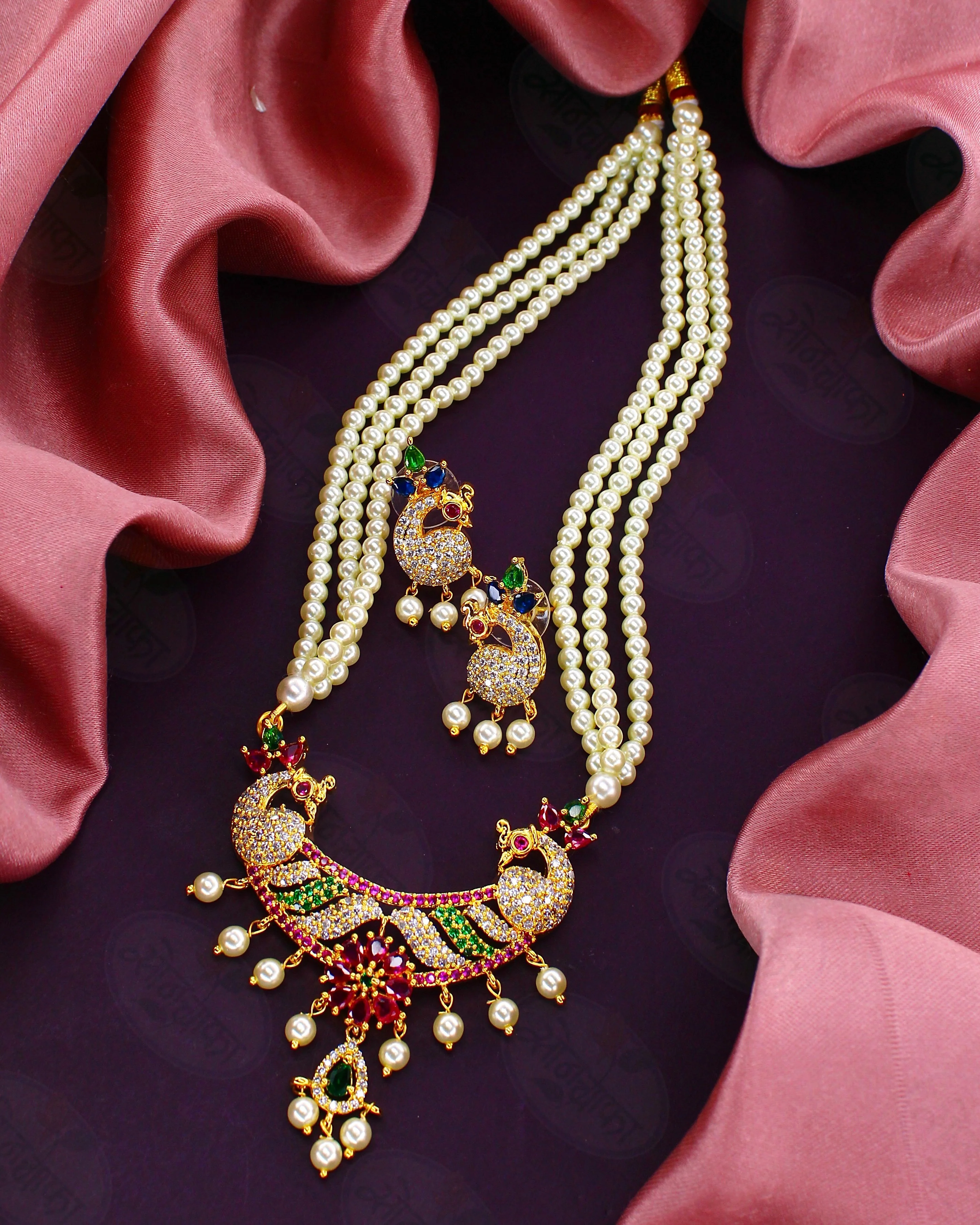 RADIANT CHARM PEACOCK NECKLACE - Image 8