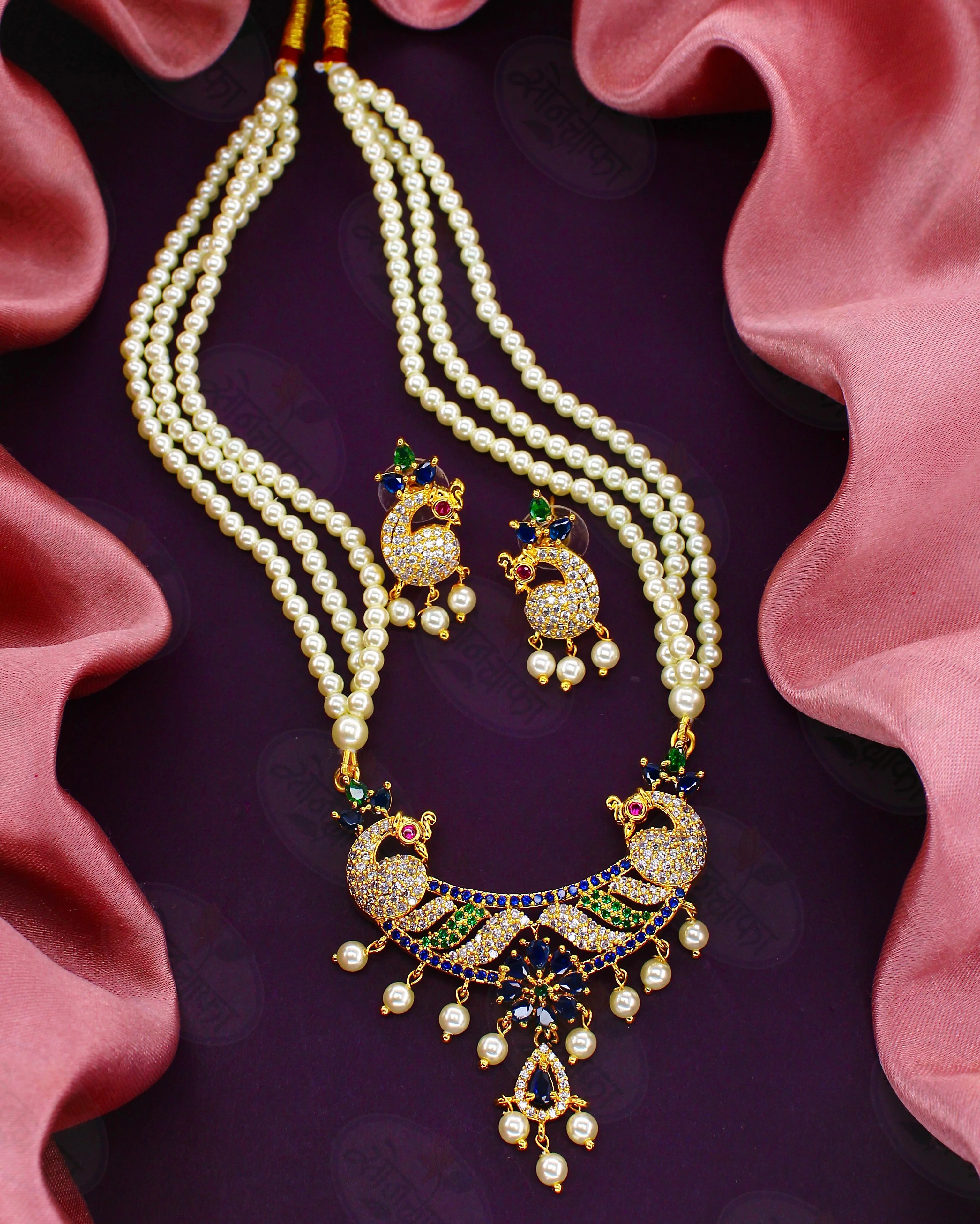 RADIANT CHARM PEACOCK NECKLACE - Image 9