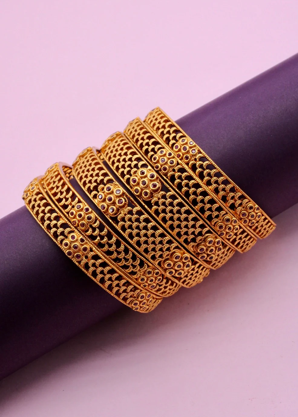 GRACEFUL FLORET BANGLES - Image 3