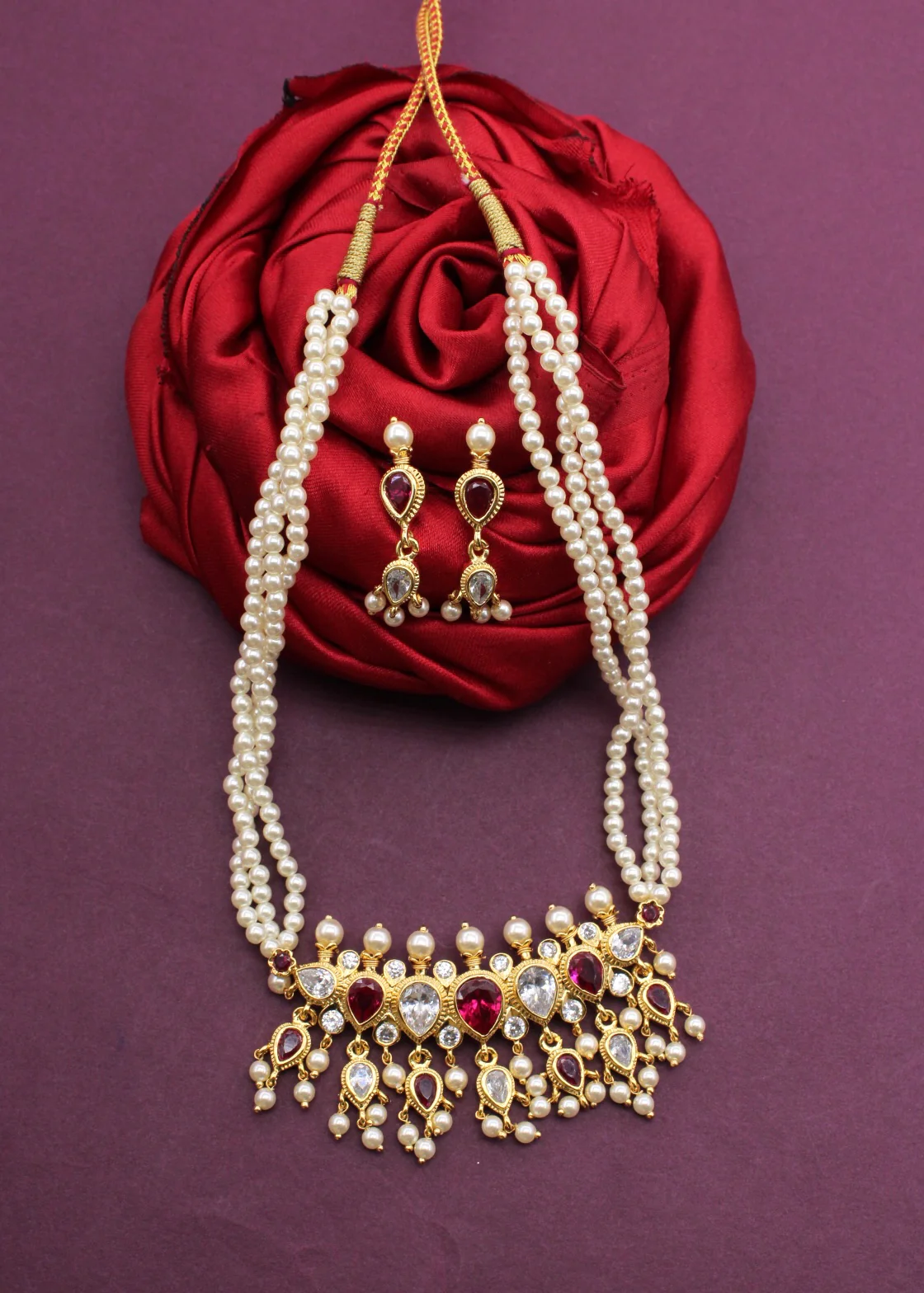 ETHEREAL MOTI TANMANI NECKLACE - Image 5
