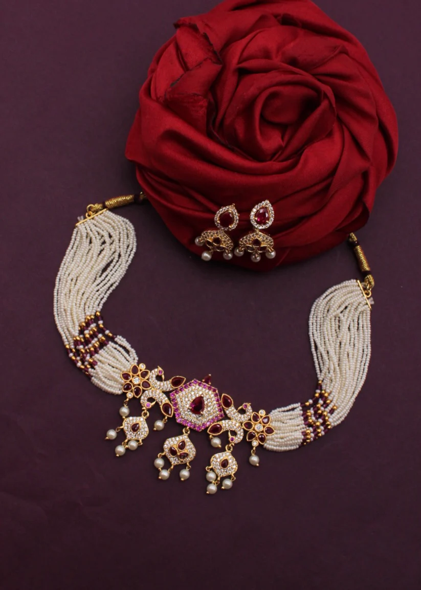 IMPERIAL PEARL CHOKER NECKLACE - Image 2