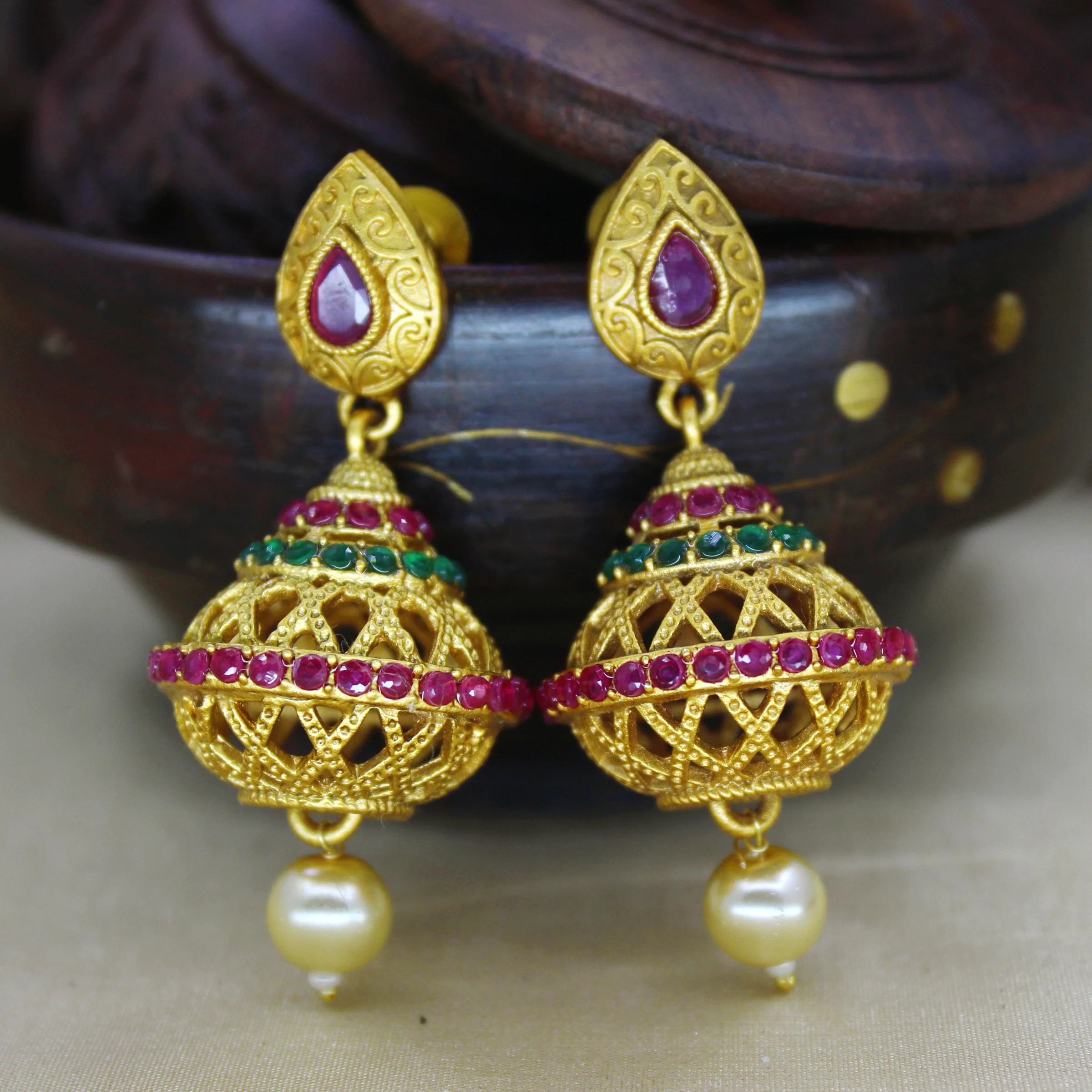 PINJARA TEMPLE EARRINGS - Image 11