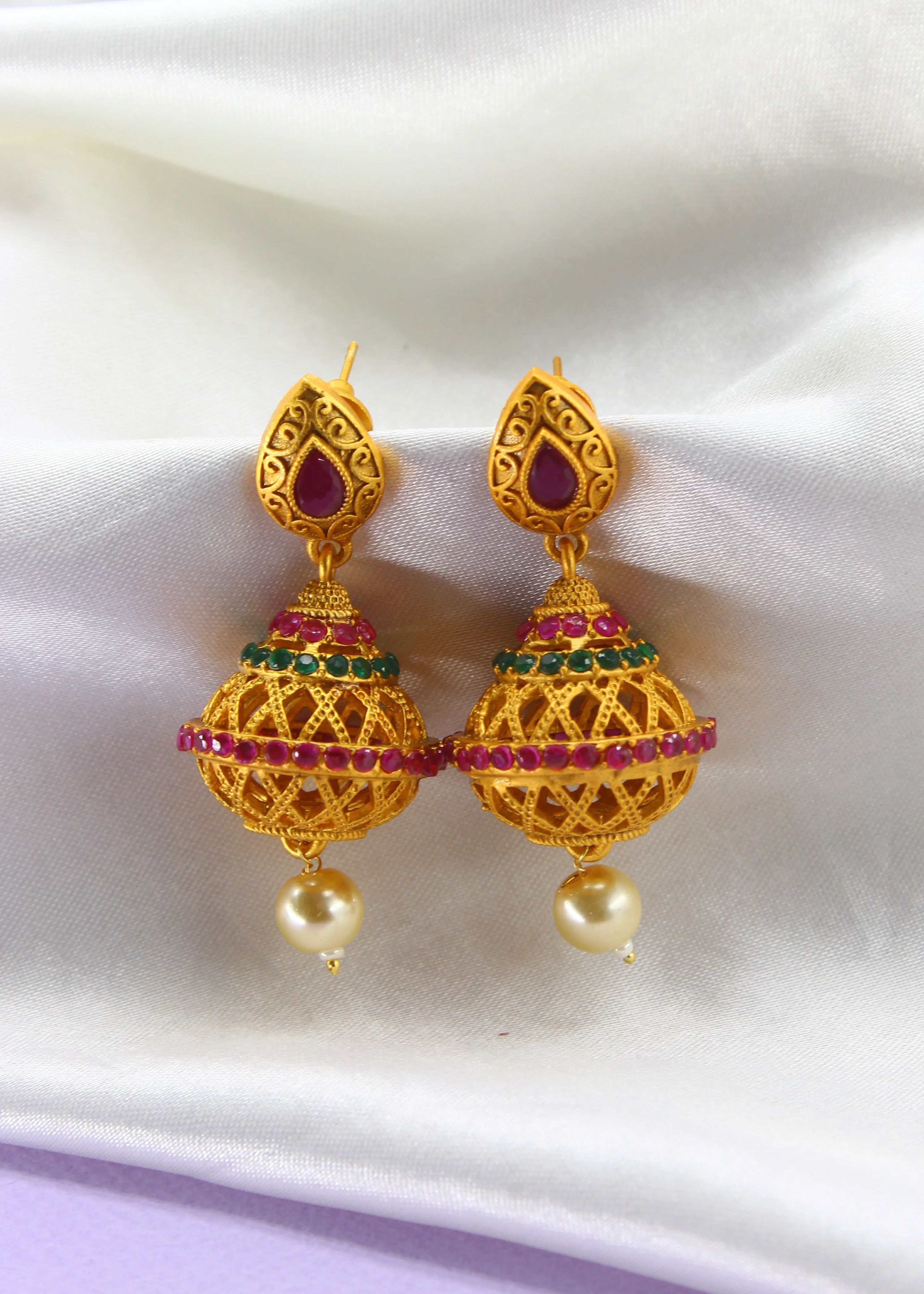 PINJARA TEMPLE EARRINGS - Image 4