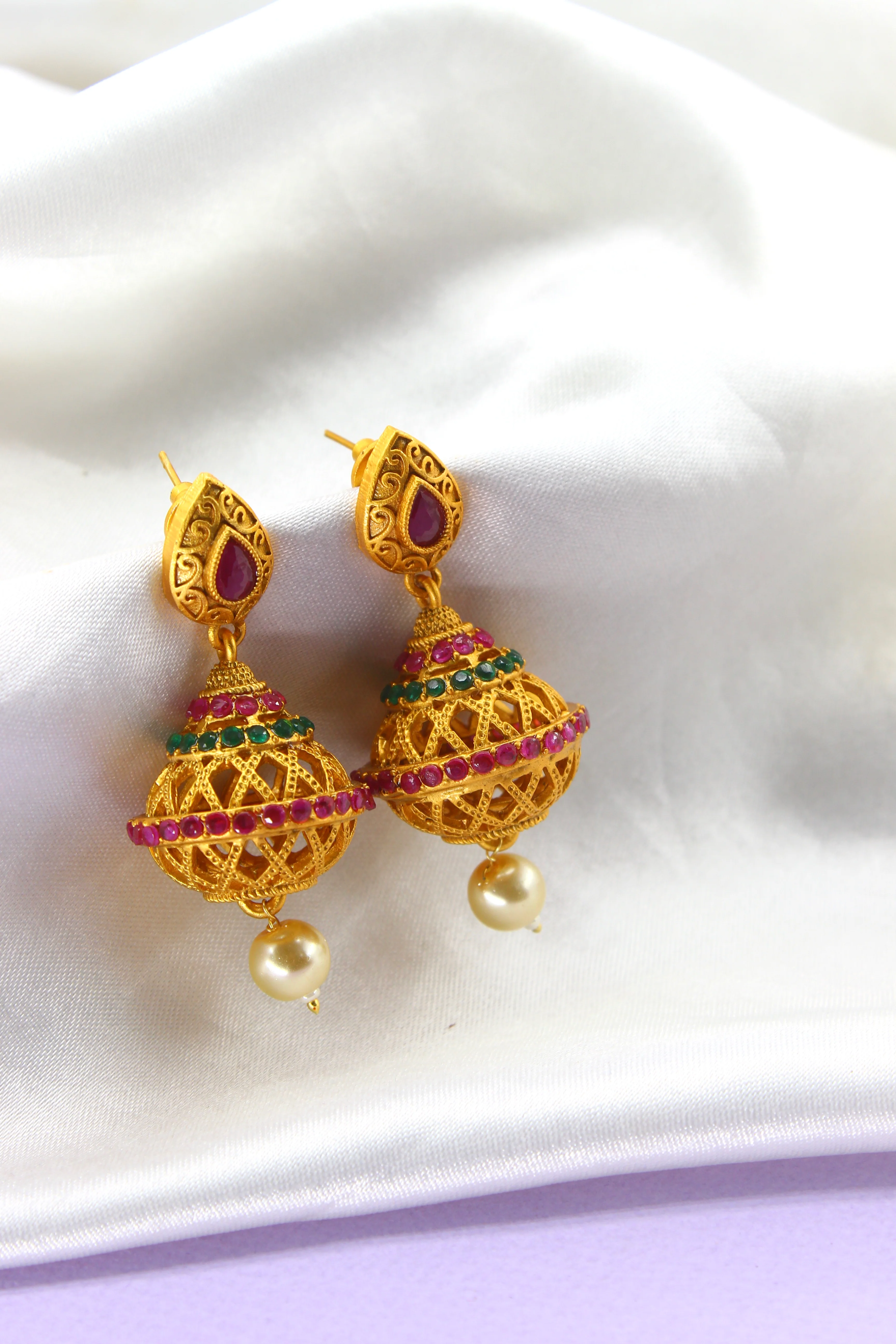PINJARA TEMPLE EARRINGS - Image 5