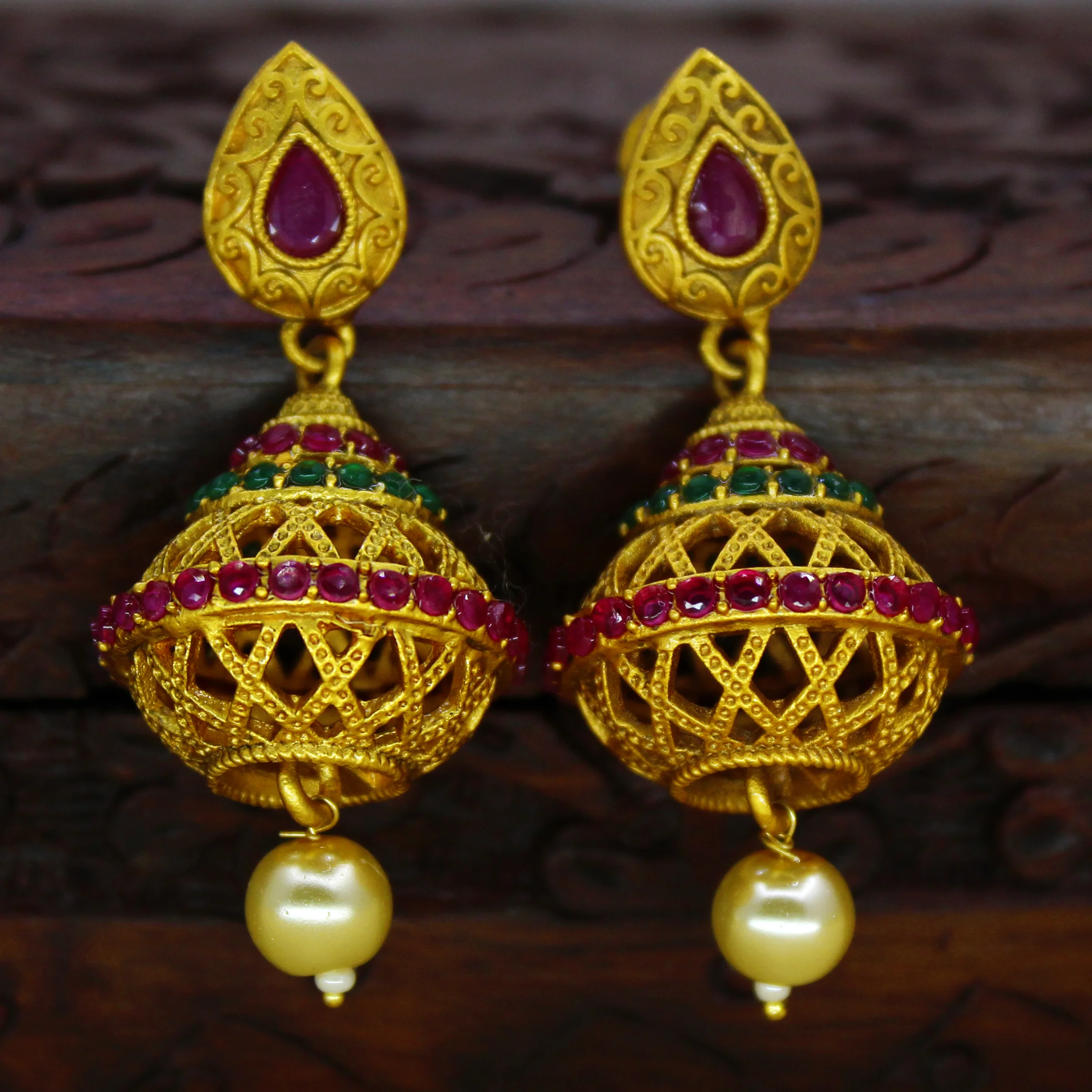 PINJARA TEMPLE EARRINGS - Image 9