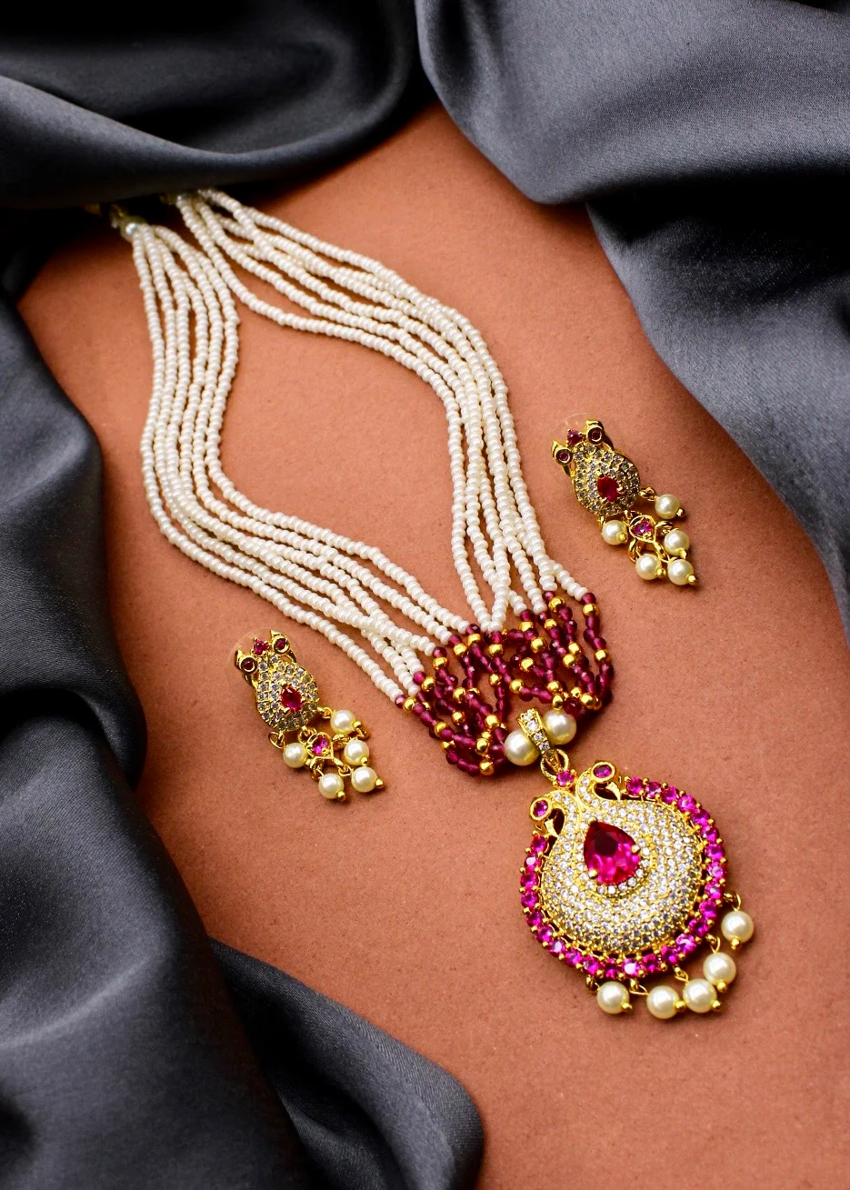 PEACOCK DESIGNER NECKLACE - Image 5