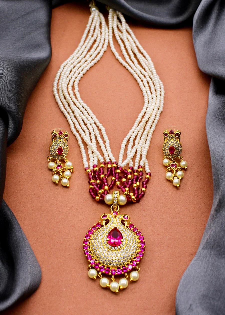 PEACOCK DESIGNER NECKLACE - Image 9