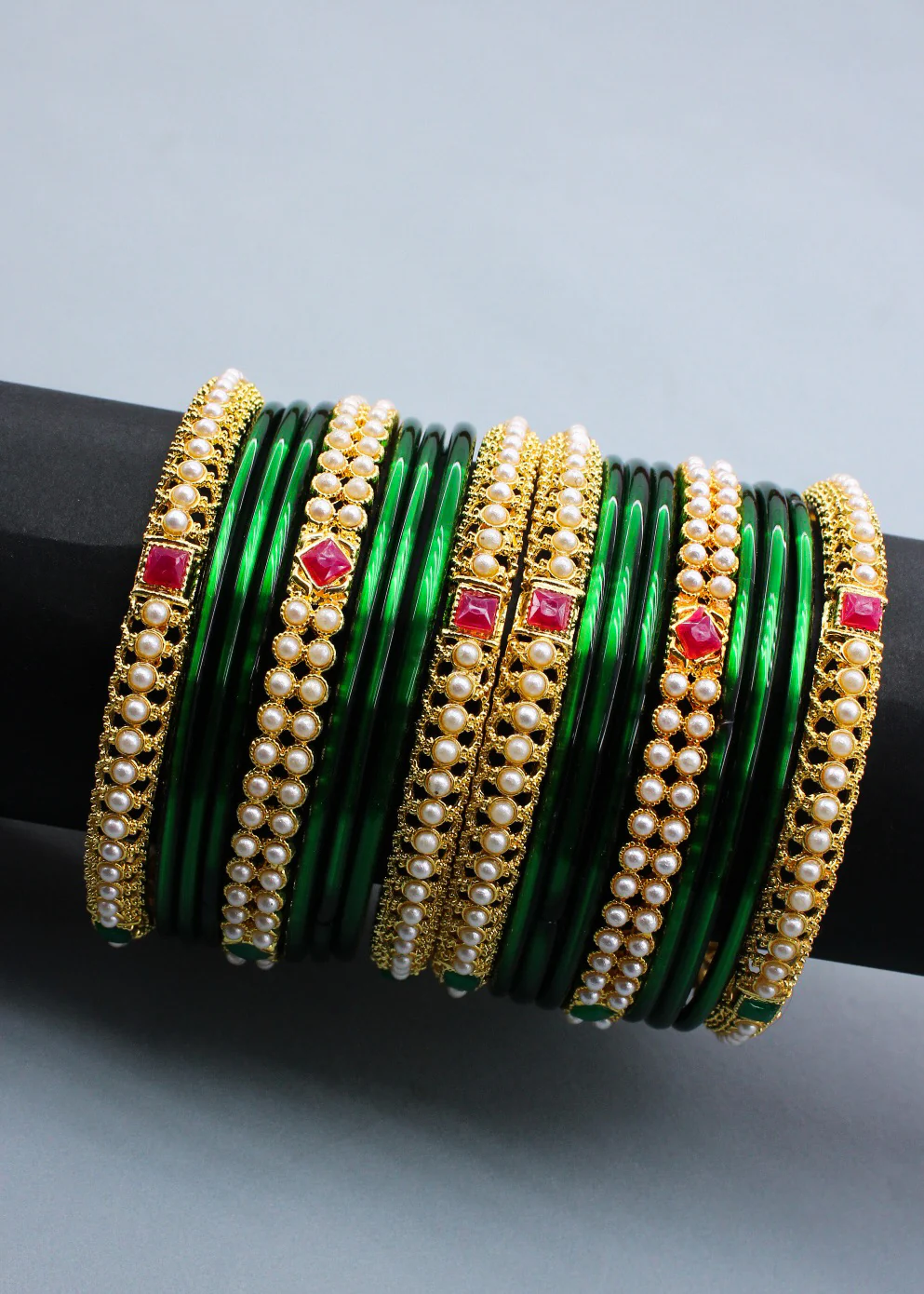 ALLURING MOTI BANGLES - Image 11