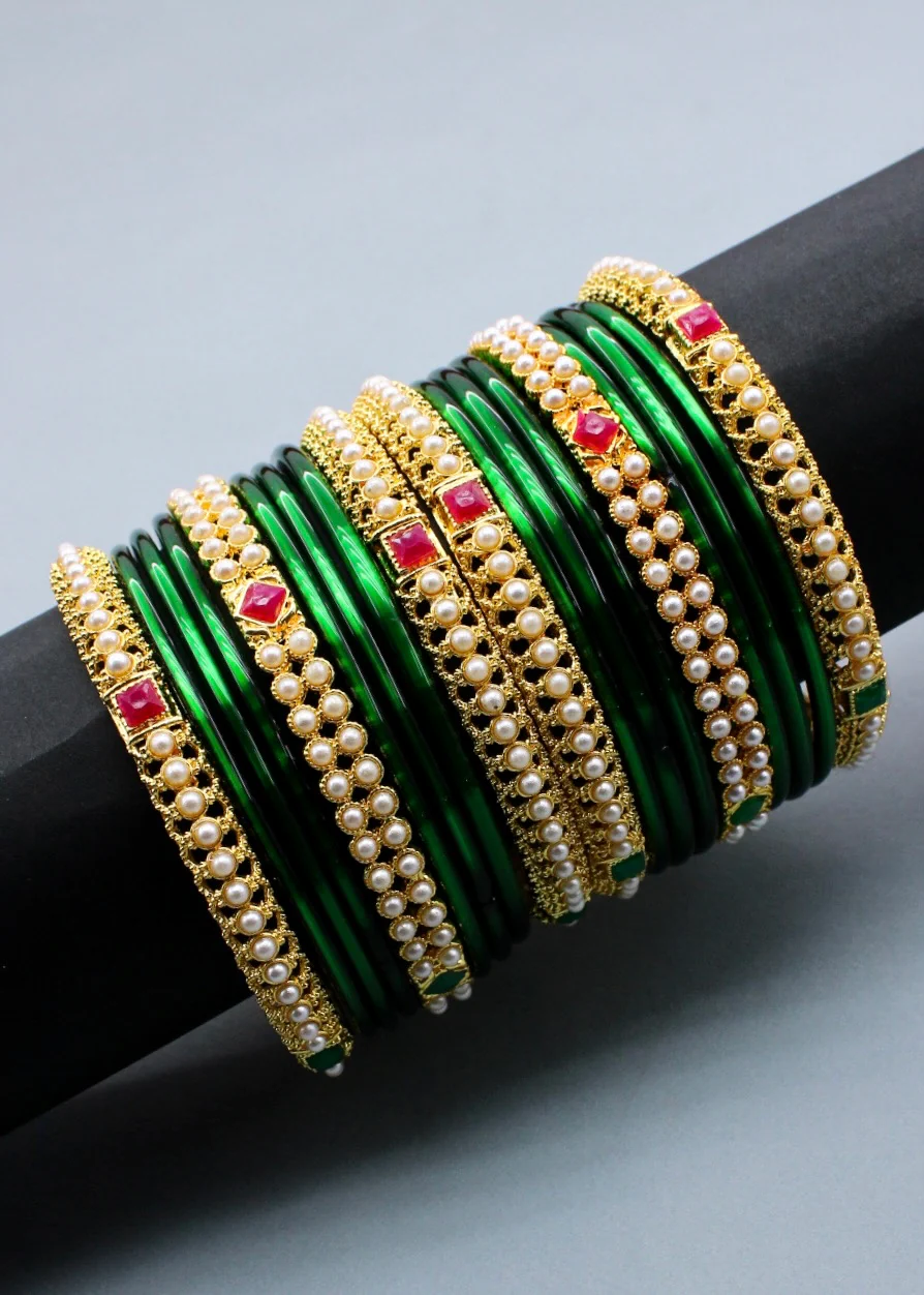 ALLURING MOTI BANGLES - Image 3