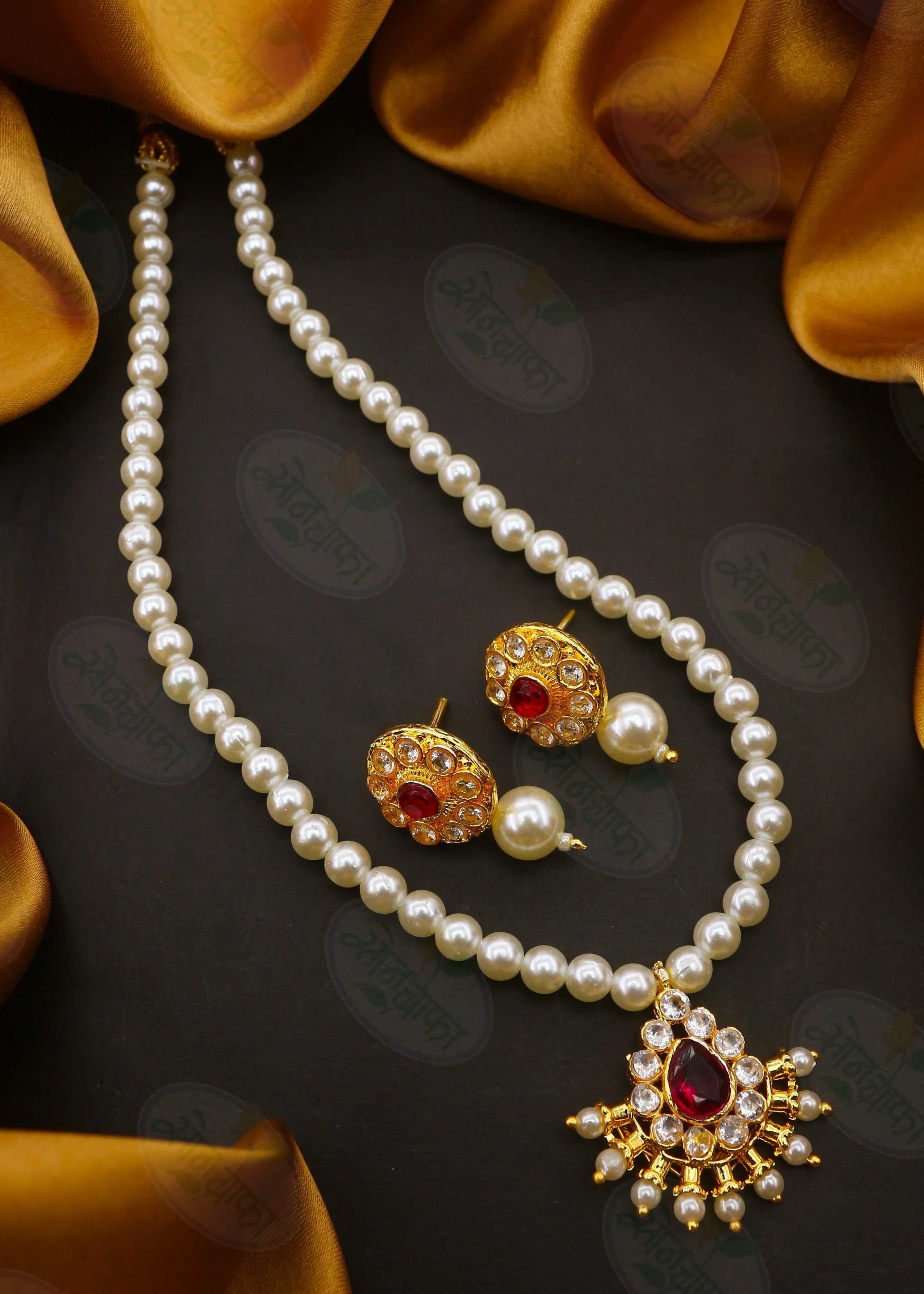 DESIGNER MOTI NECKLACE - Image 2