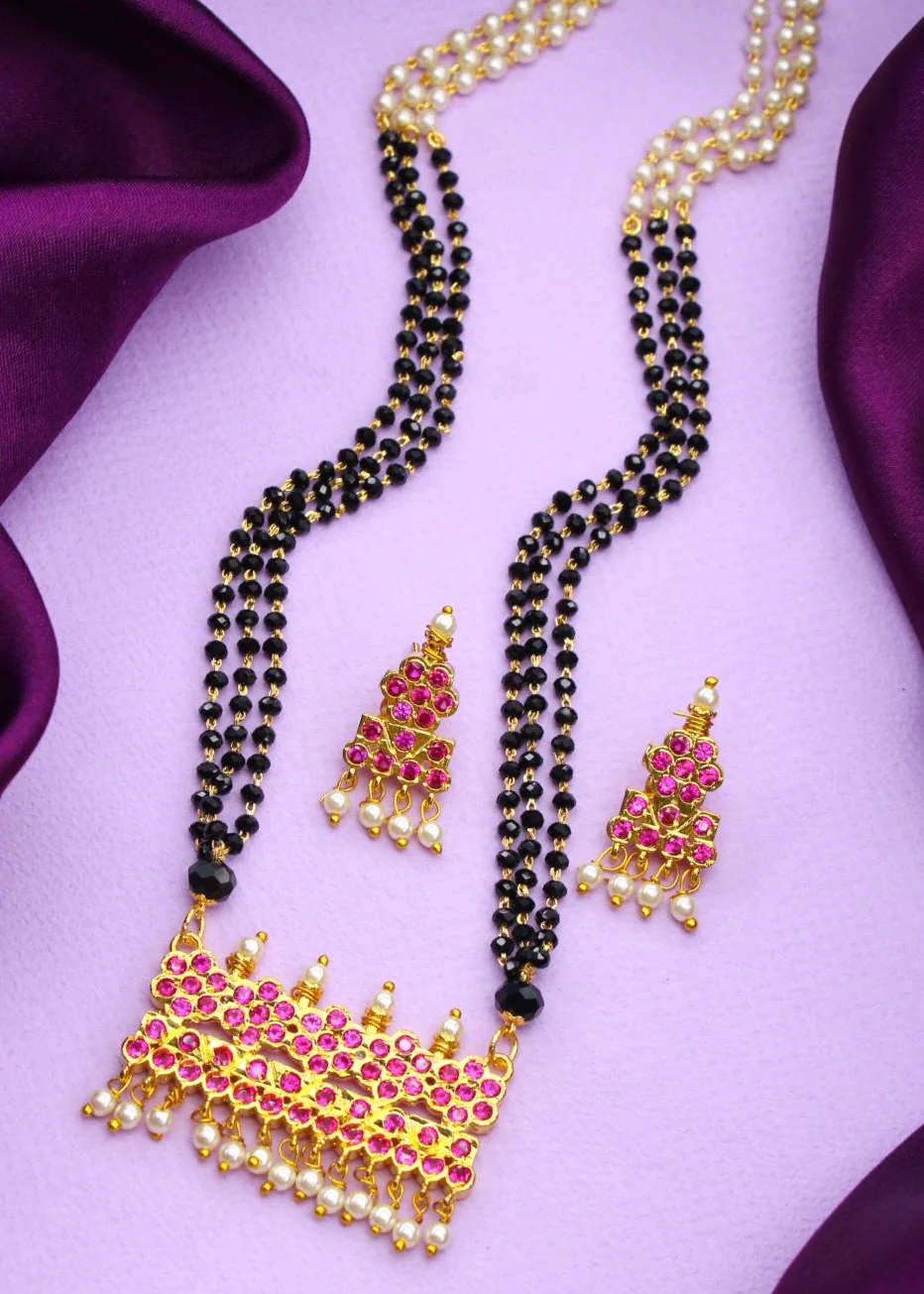 ELEGANT FLORAL MANGALSUTRA - Image 4