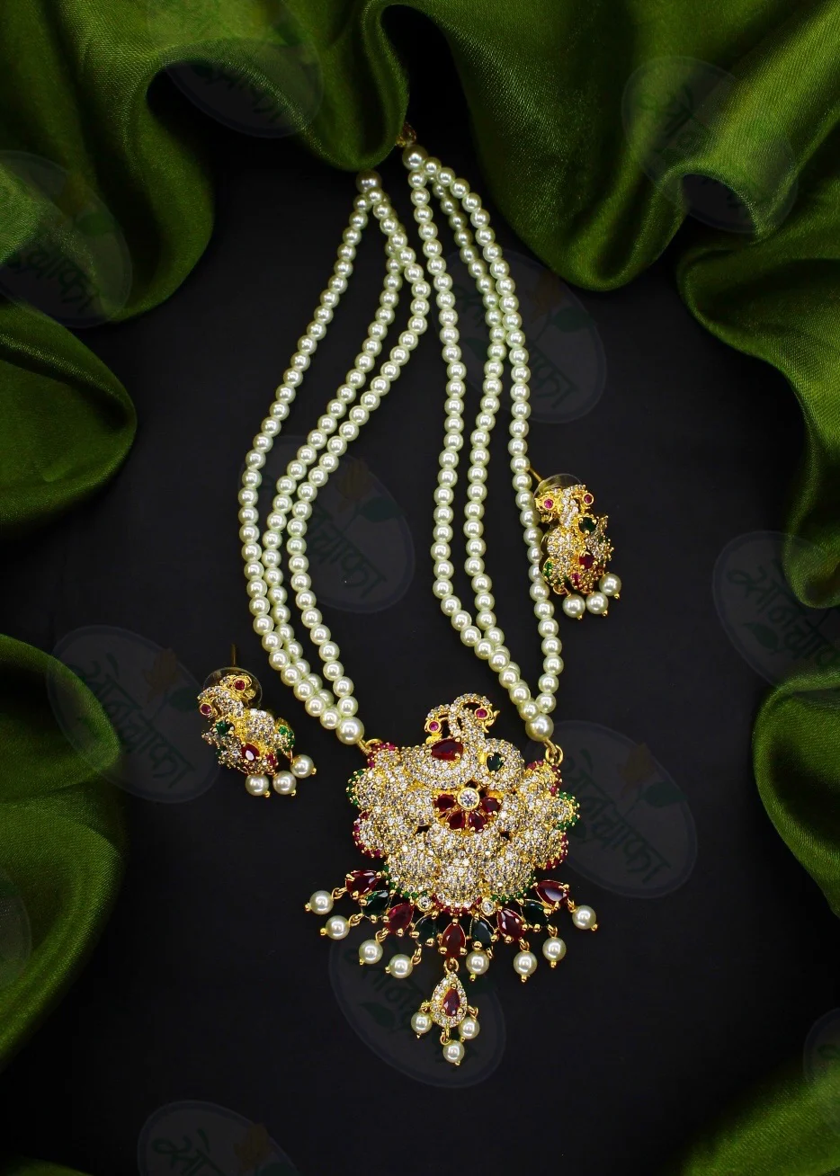 GORGEOUS DESIGNER MOTI NECKLACE - Image 3