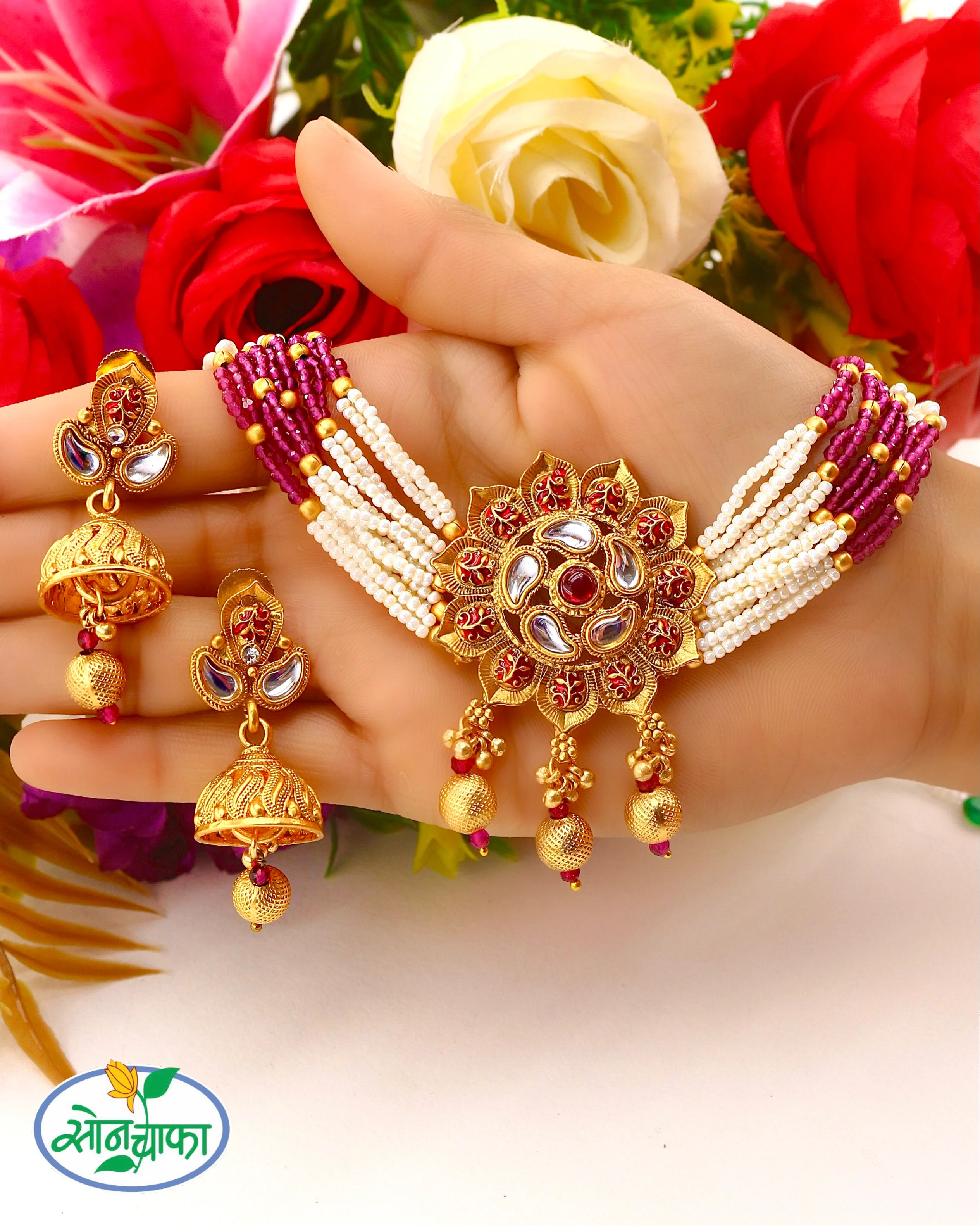 EXCLUSIVE MOTI CHOKER SET - Image 2