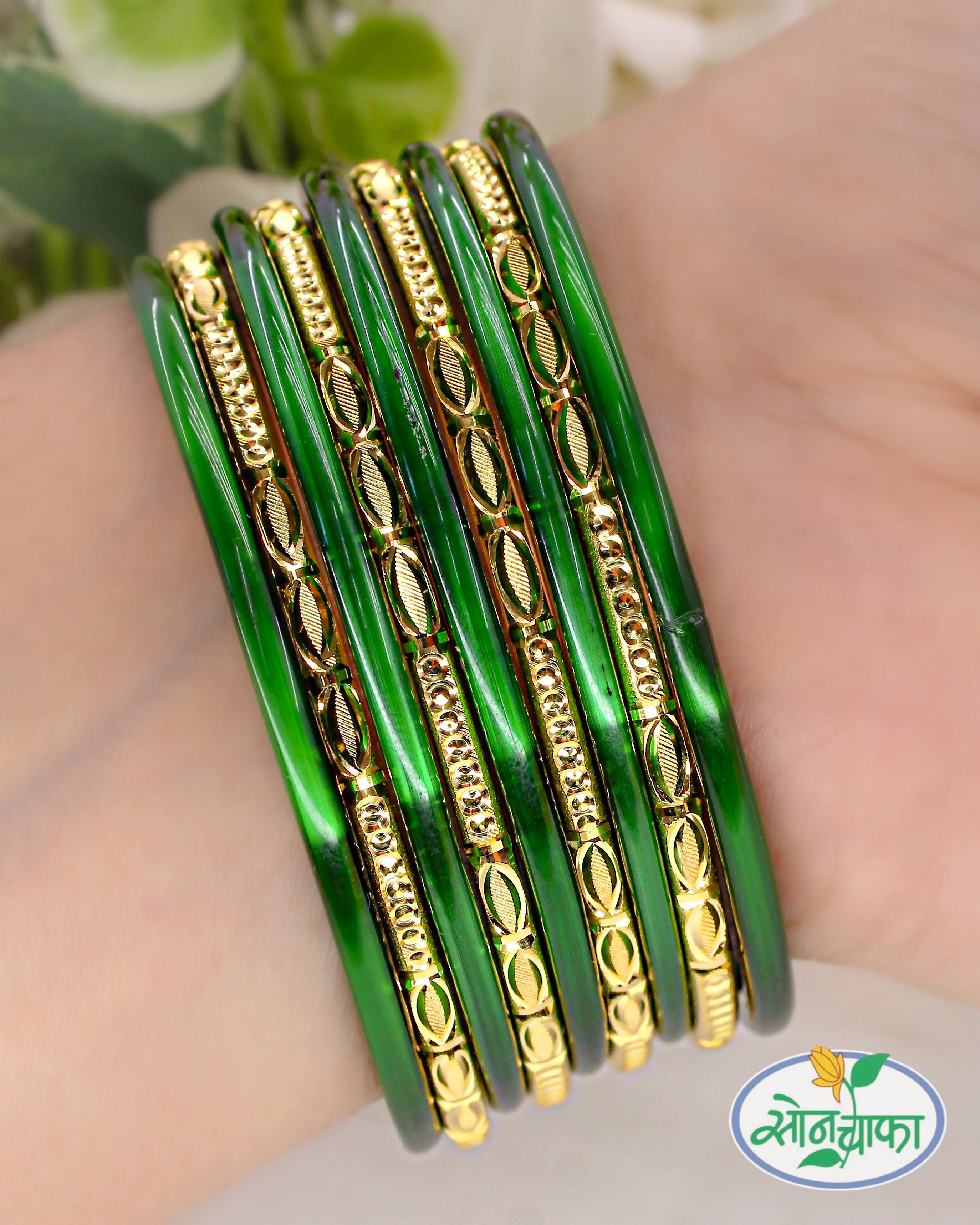 LEAF DESIGNER BANGLES