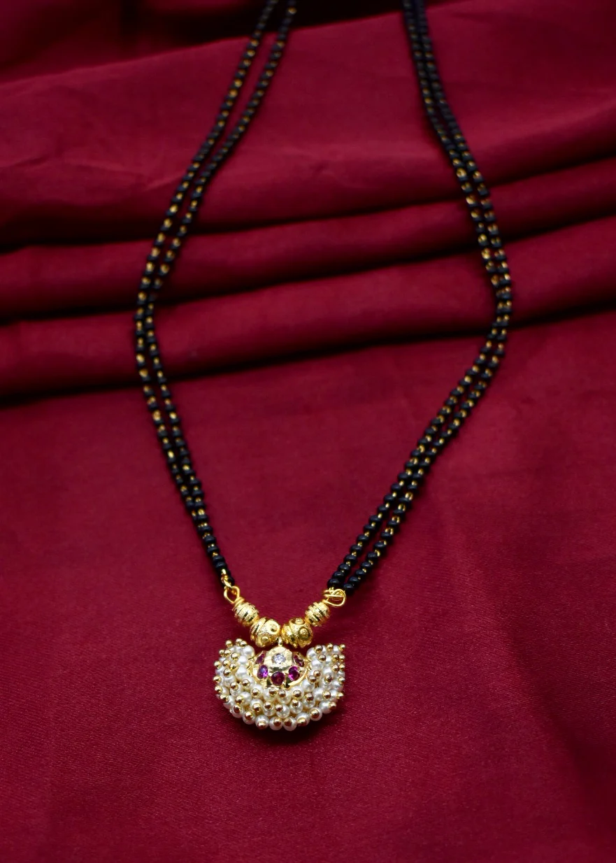 HALF MOON MOTI MANGALSUTRA - Image 6