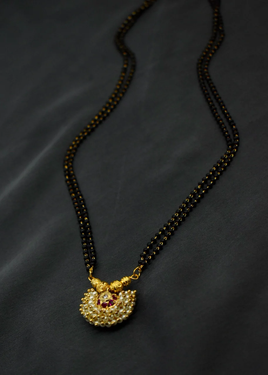 HALF MOON MOTI MANGALSUTRA - Image 7