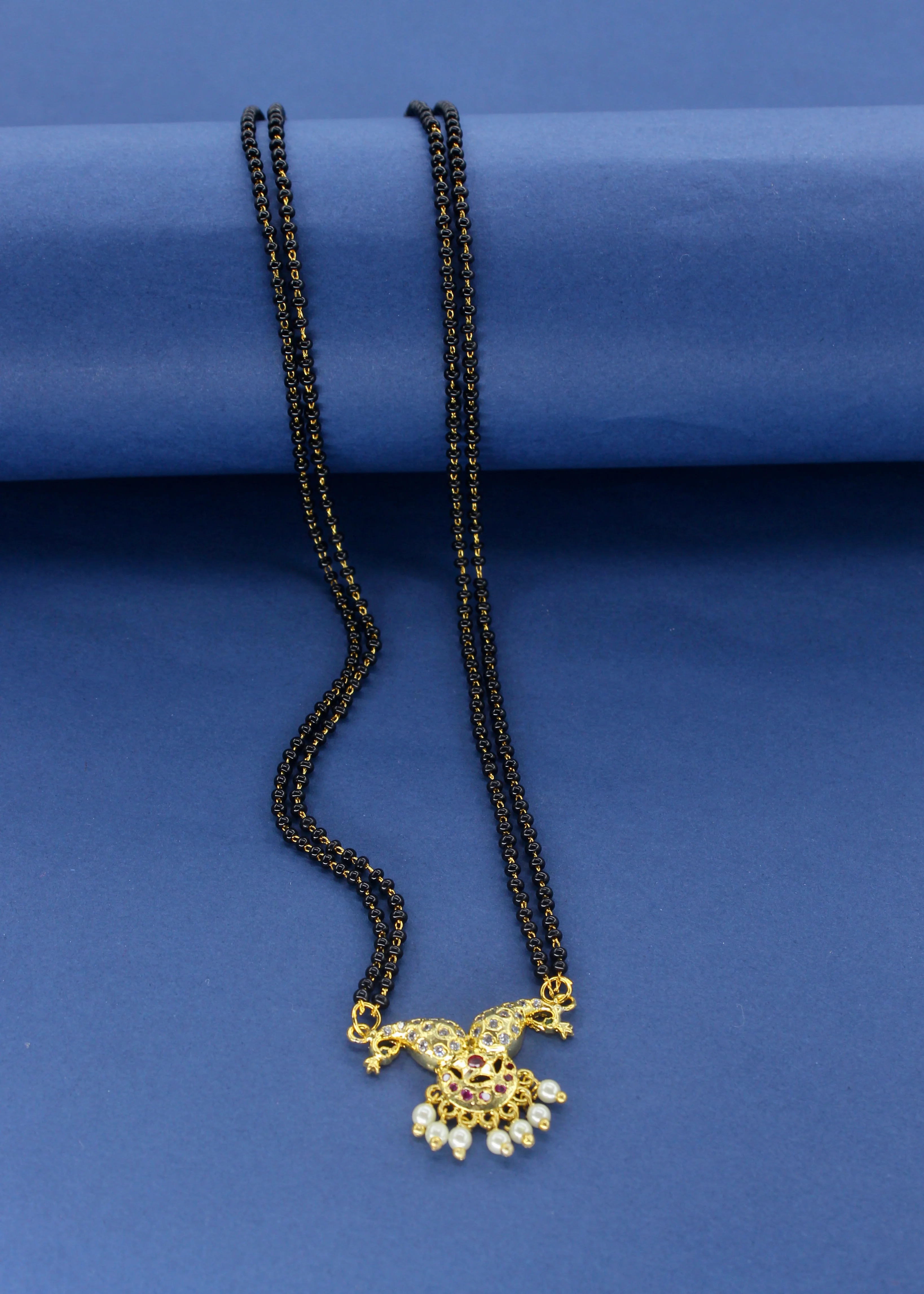 UNIQUE DESIGNER PEARL MANGALSUTRA - Image 3