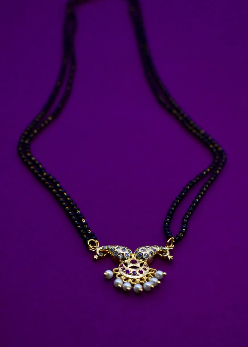 UNIQUE DESIGNER PEARL MANGALSUTRA - Image 6