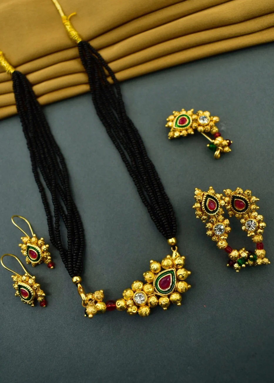 (NAVRATRI SPECIAL) BEAUTIFUL NATH DESIGN COMBO SET - Image 7
