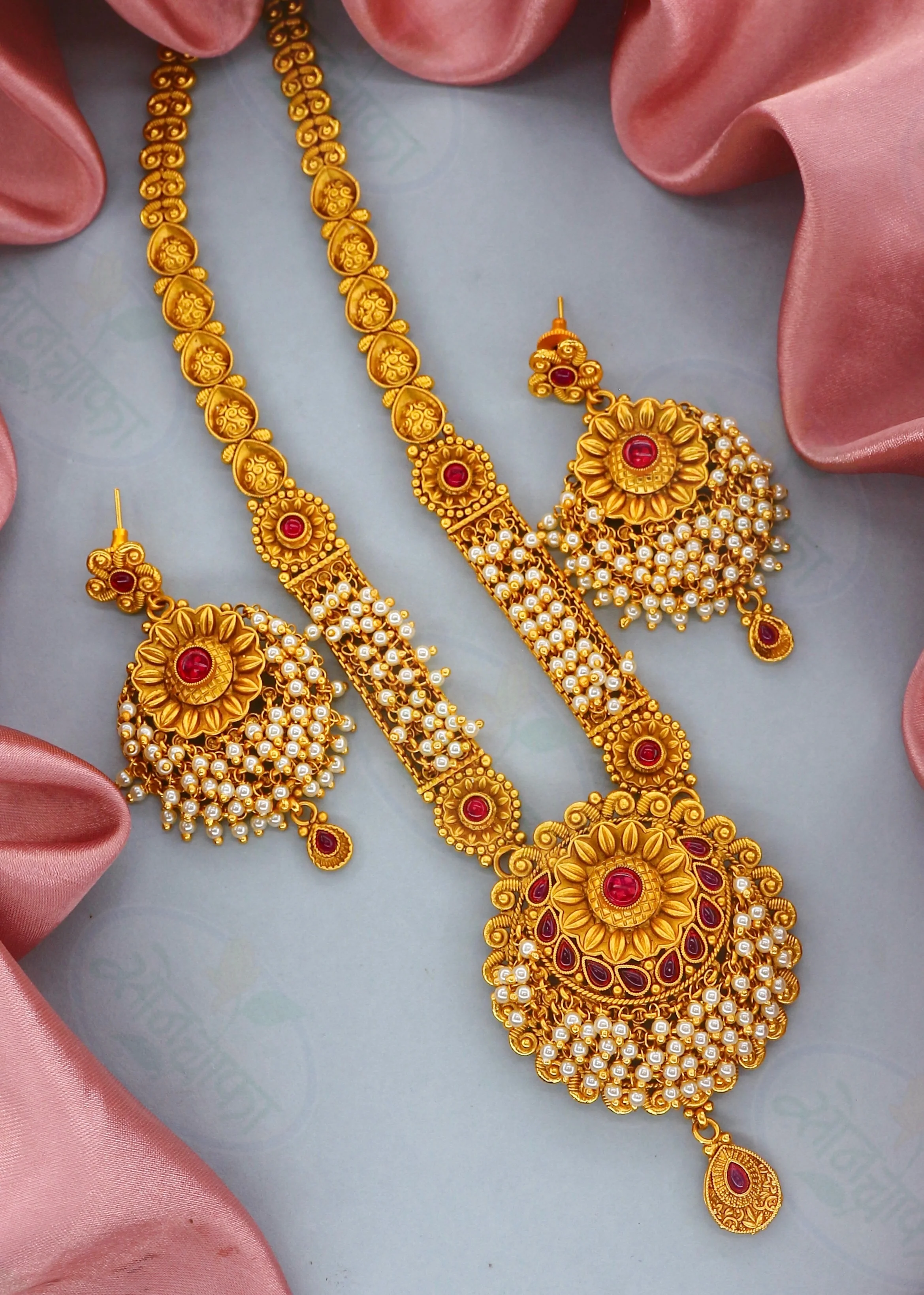 BEAUTIFUL FLORAL AHILYA NECKLACE - Image 2