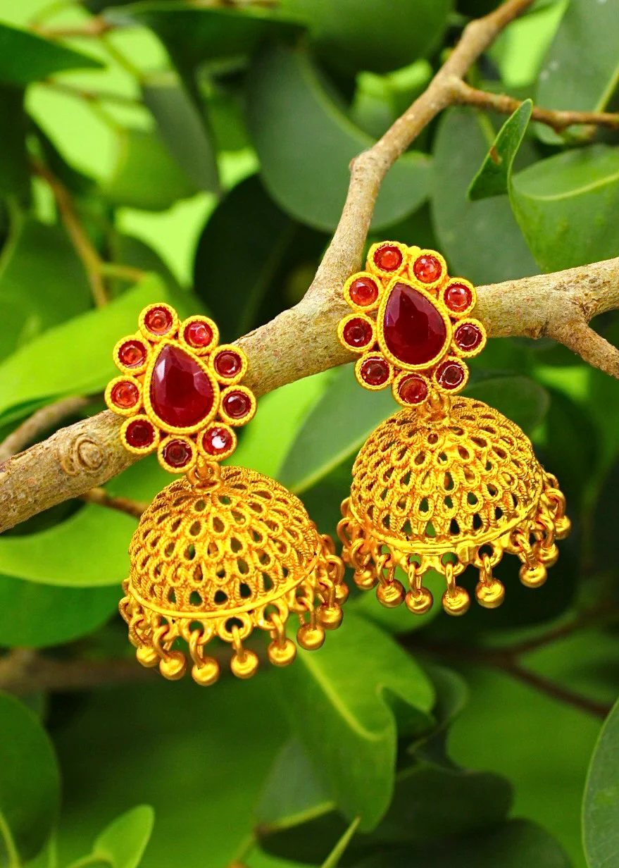 SOUTH MATTE FINISH JHUMKI - Image 4