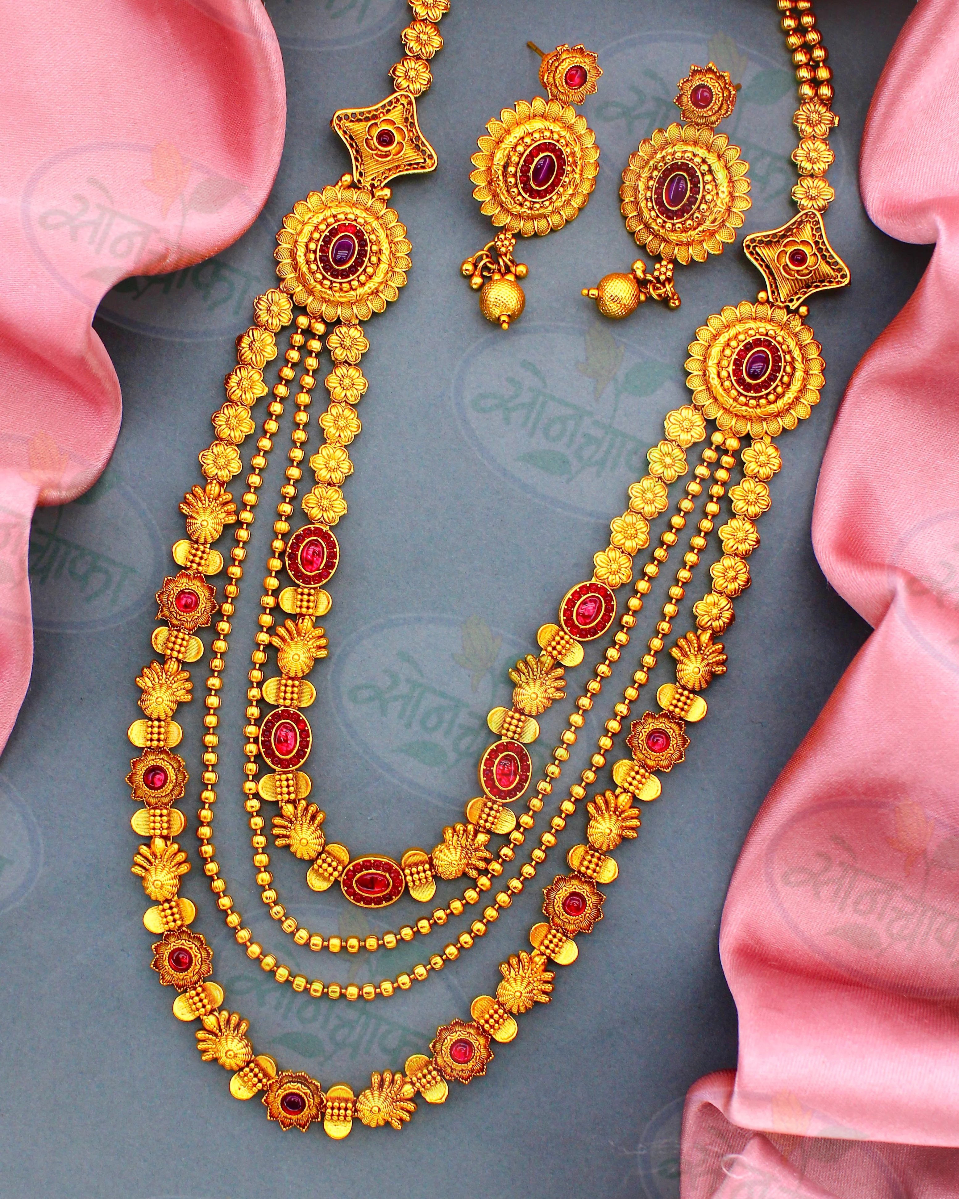 ENCHANTED ALLURE RAJWADI NECKLACE - Image 2