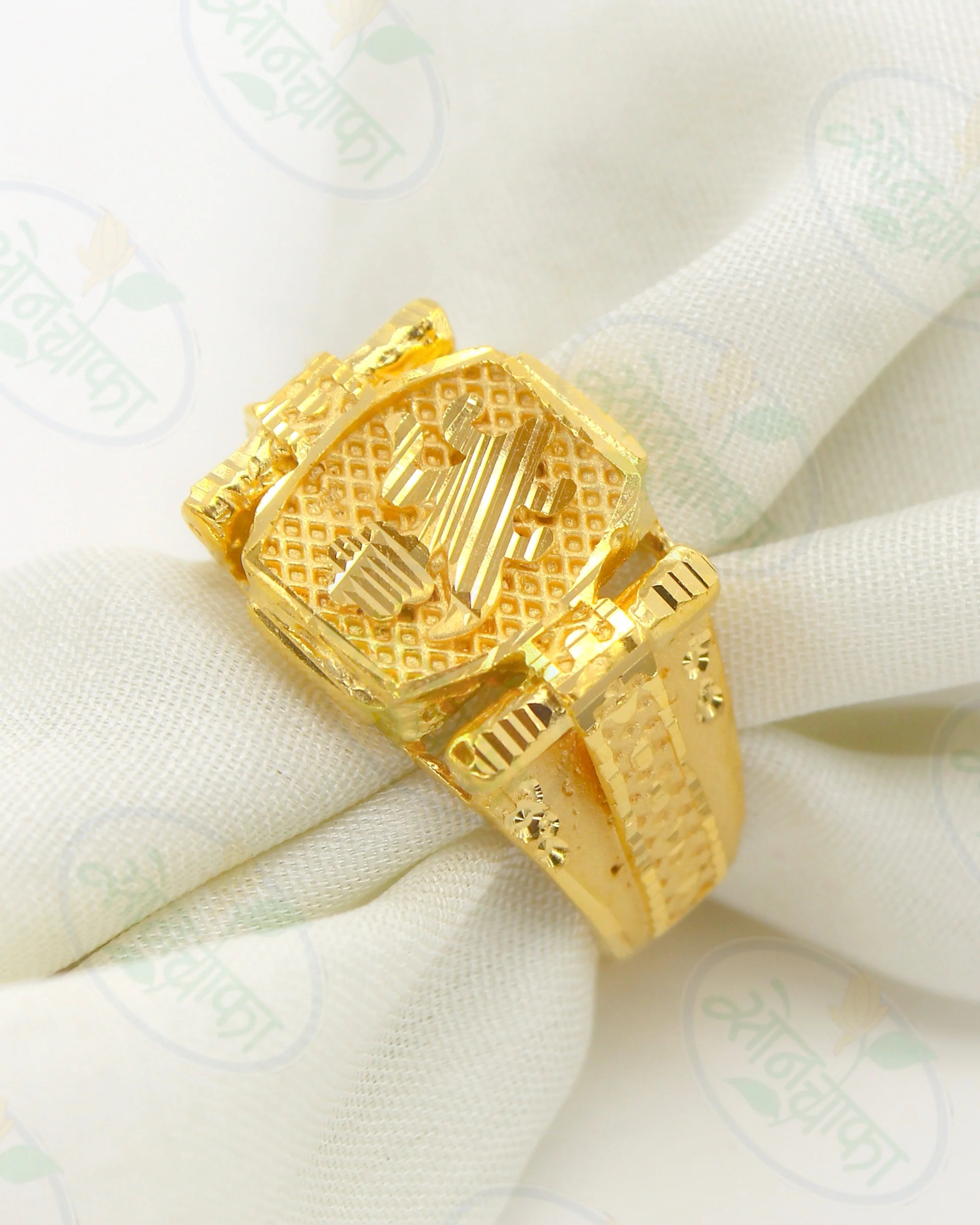 FANCY GOLD PLATED RING - Image 2