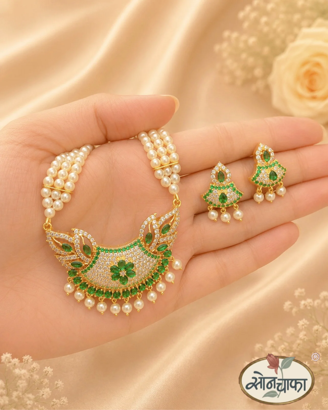 IMPRESSIVE MOTI NECKLACE