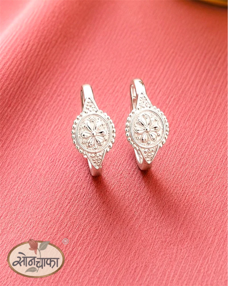 FLOWERFUL SILVER JODAVI